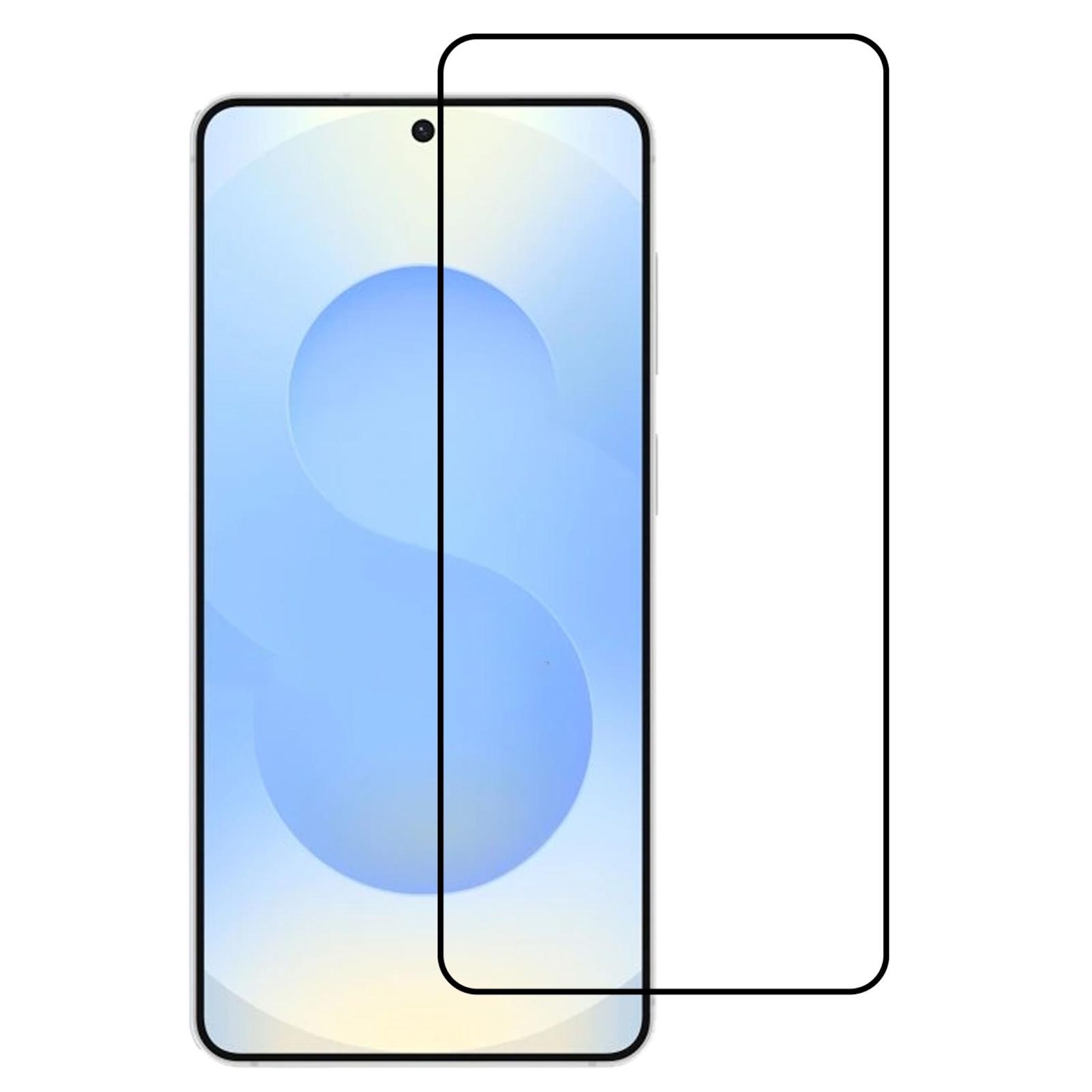 F&uuml;r Samsung Galaxy S26 Plus 5G 1x 3D Premium Full Hart Schutzglas 