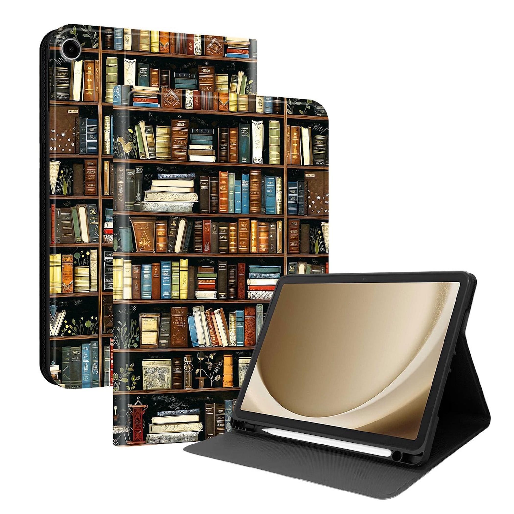 F&uuml;r Samsung Galaxy Tab A11+ / Tab A9 + Kunstleder Motiv Tasche 