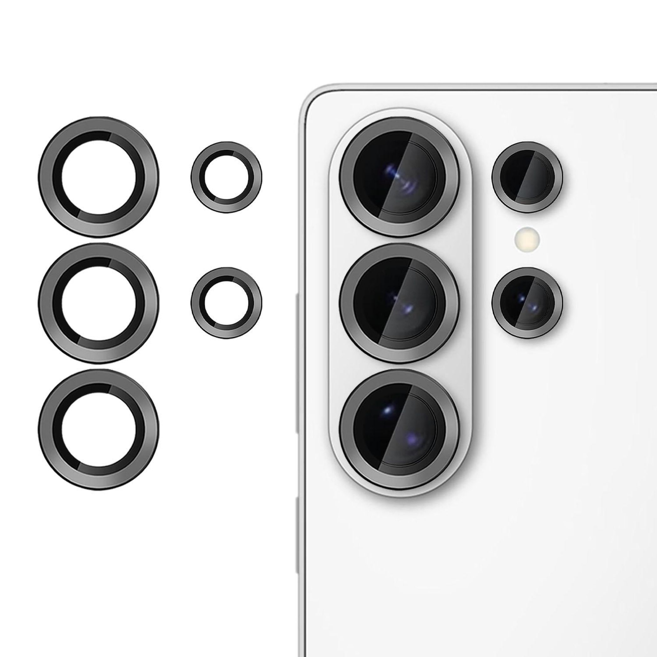 F&uuml;r Samsung Galaxy S26 Ultra Kalebol 9H Kamera Schutzglas D&uuml;nn Schwarz 