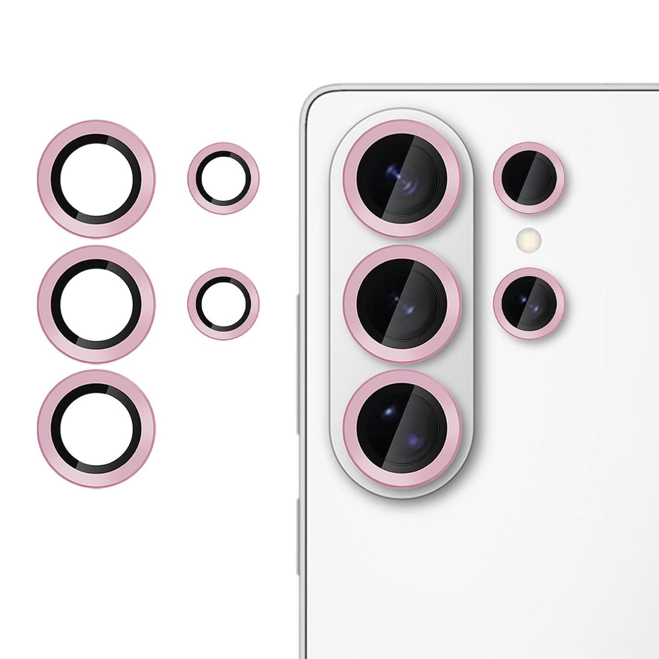 F&uuml;r Samsung Galaxy S26 Ultra Kalebol 9H Kamera Schutzglas D&uuml;nn Rosa 