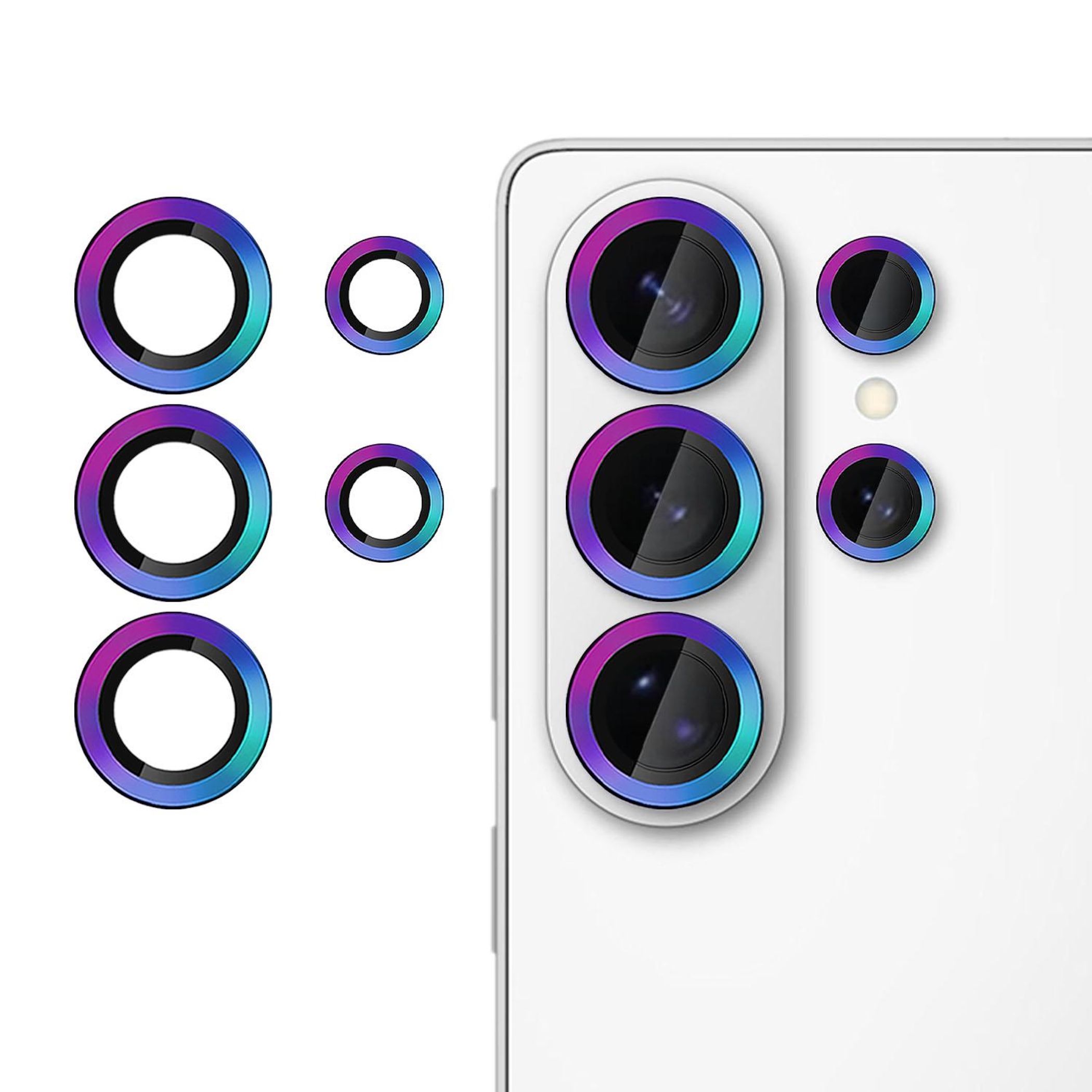 F&uuml;r Samsung Galaxy S26 Ultra Kalebol 9H Kamera Schutzglas D&uuml;nn Bunt 