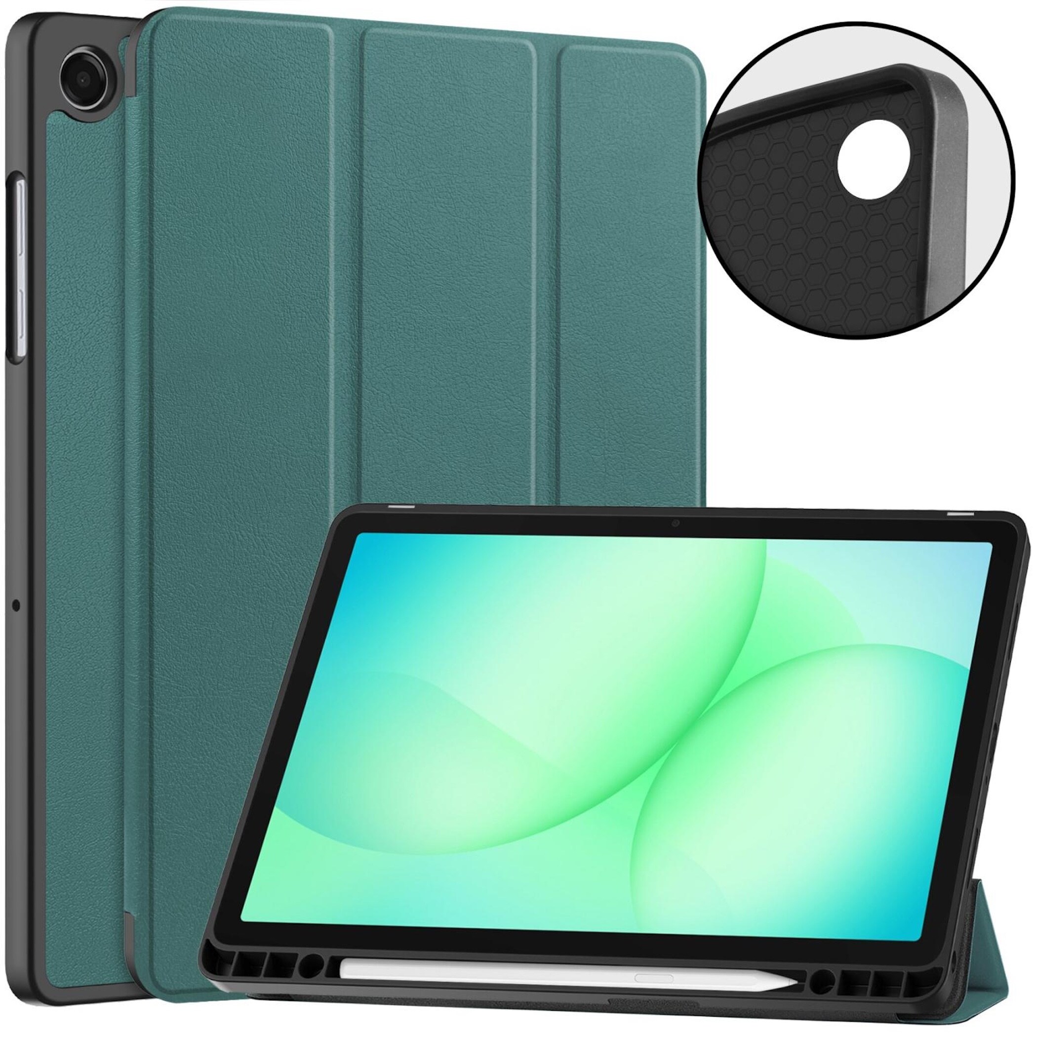 Tablet H&uuml;lle f&uuml;r Samsung Galaxy Tab A11+ A9+ Plus Smart Schutz Cover 