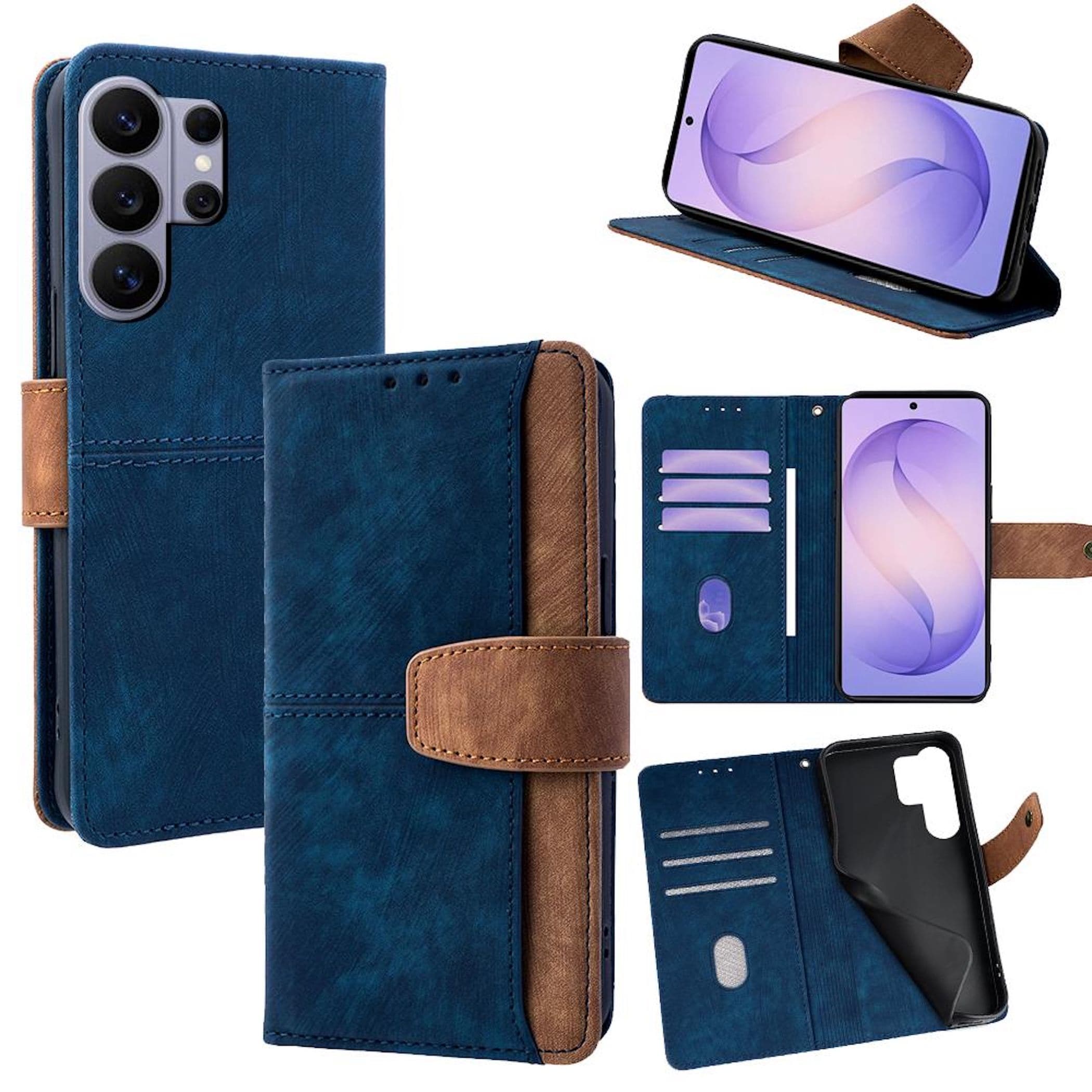 Handy H&uuml;lle Klapph&uuml;lle f&uuml;r Samsung Galaxy S26 Ultra RFID Schutz mit Kartenfach 