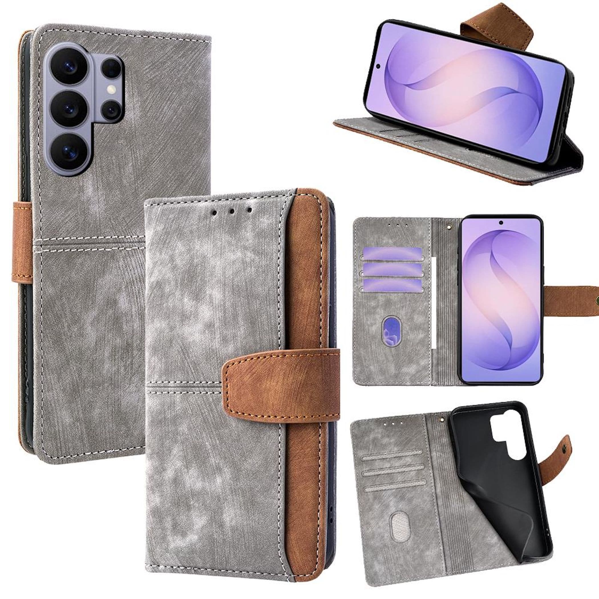 Handy H&uuml;lle Klapph&uuml;lle f&uuml;r Samsung Galaxy S26 Ultra RFID Schutz mit Kartenfach 