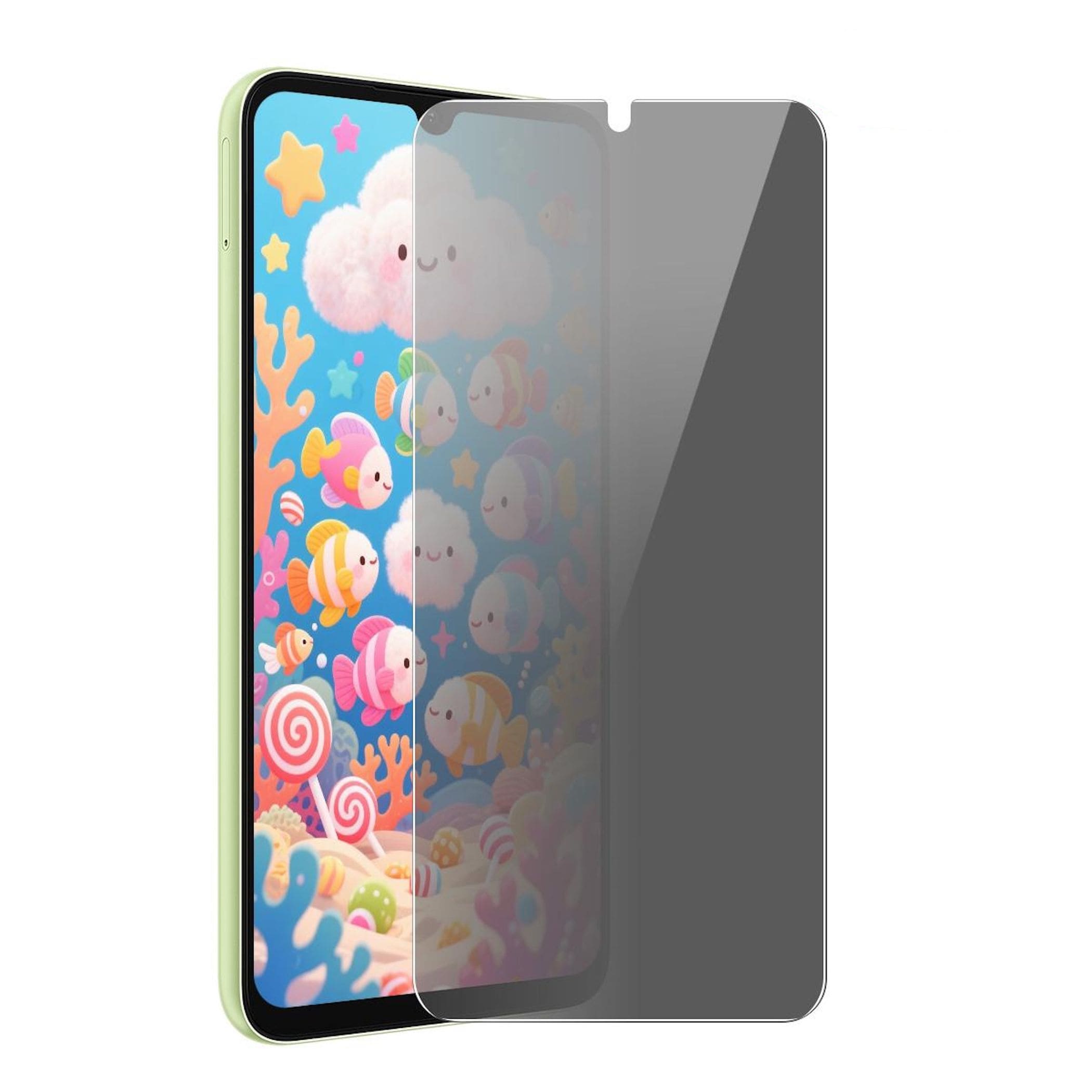 1x Privacy Schutzglas f&uuml;r Samsung Galaxy A27 Displayschutz 9H Blickschutz Glas 