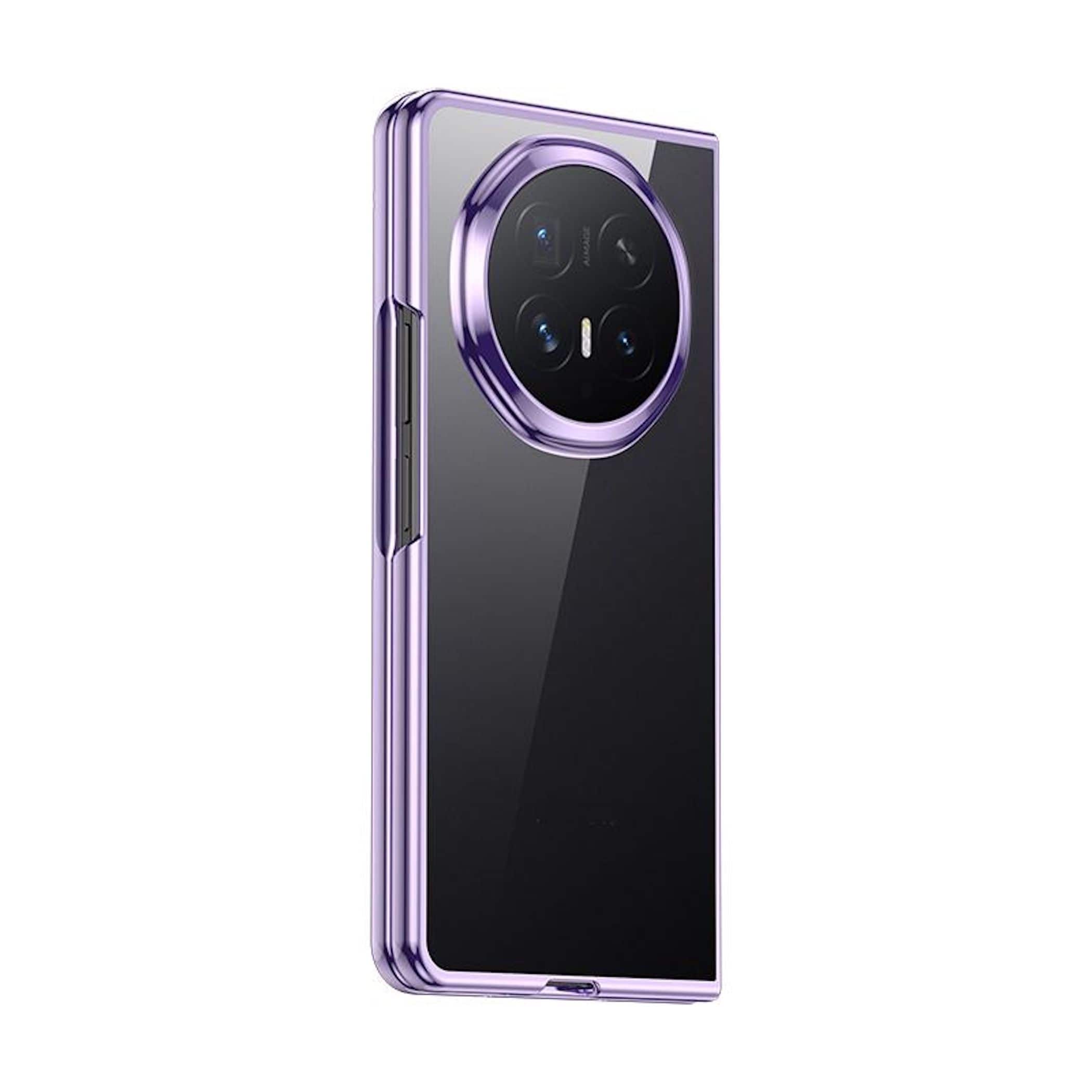 Kunststoff Handyh&uuml;lle f&uuml;r Honor Magic V6 Sto&szlig;fest 6D Electroplated Cover Lila 