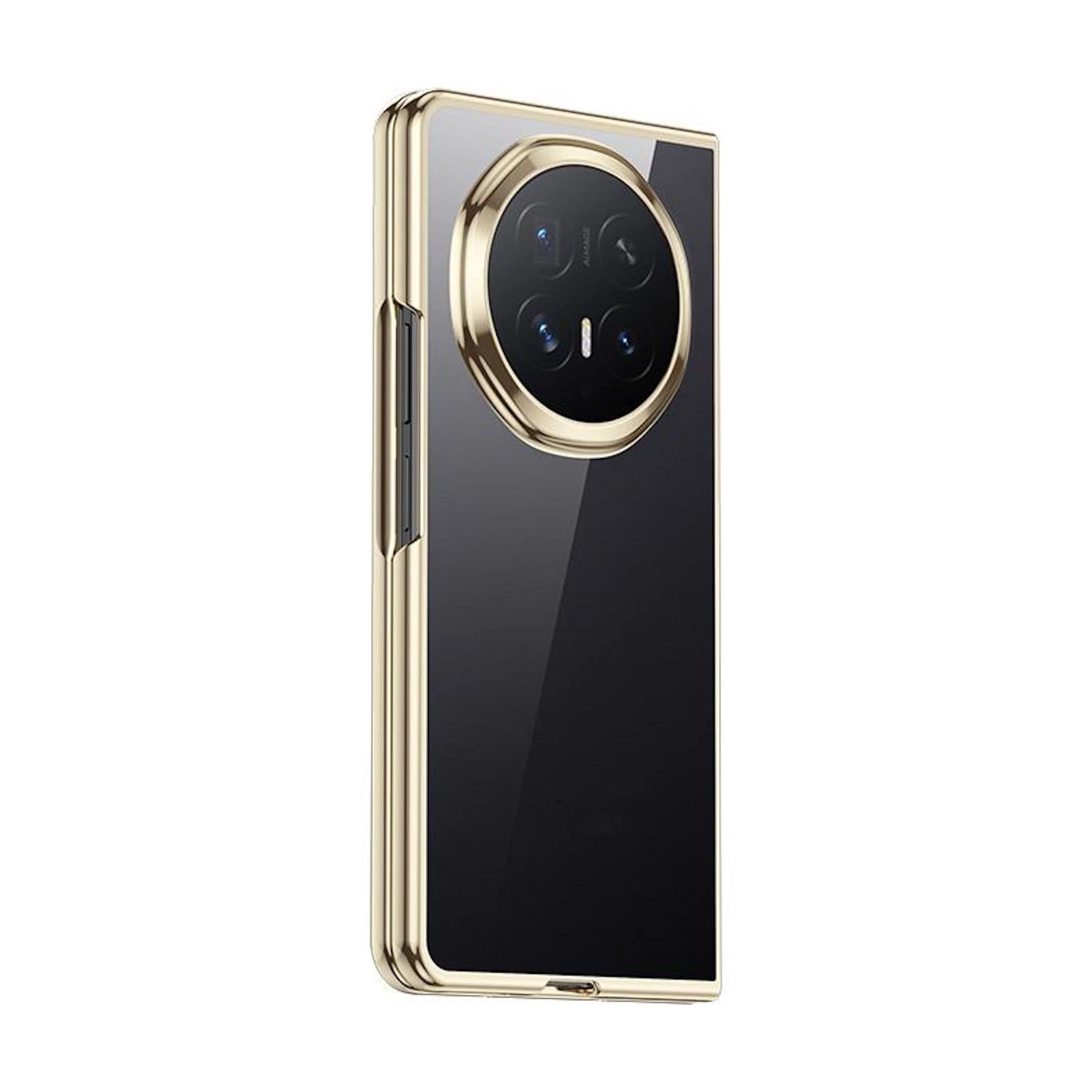 Kunststoff f&uuml;r Honor Magic V6 Sto&szlig;fest 6D Electroplated Gold 