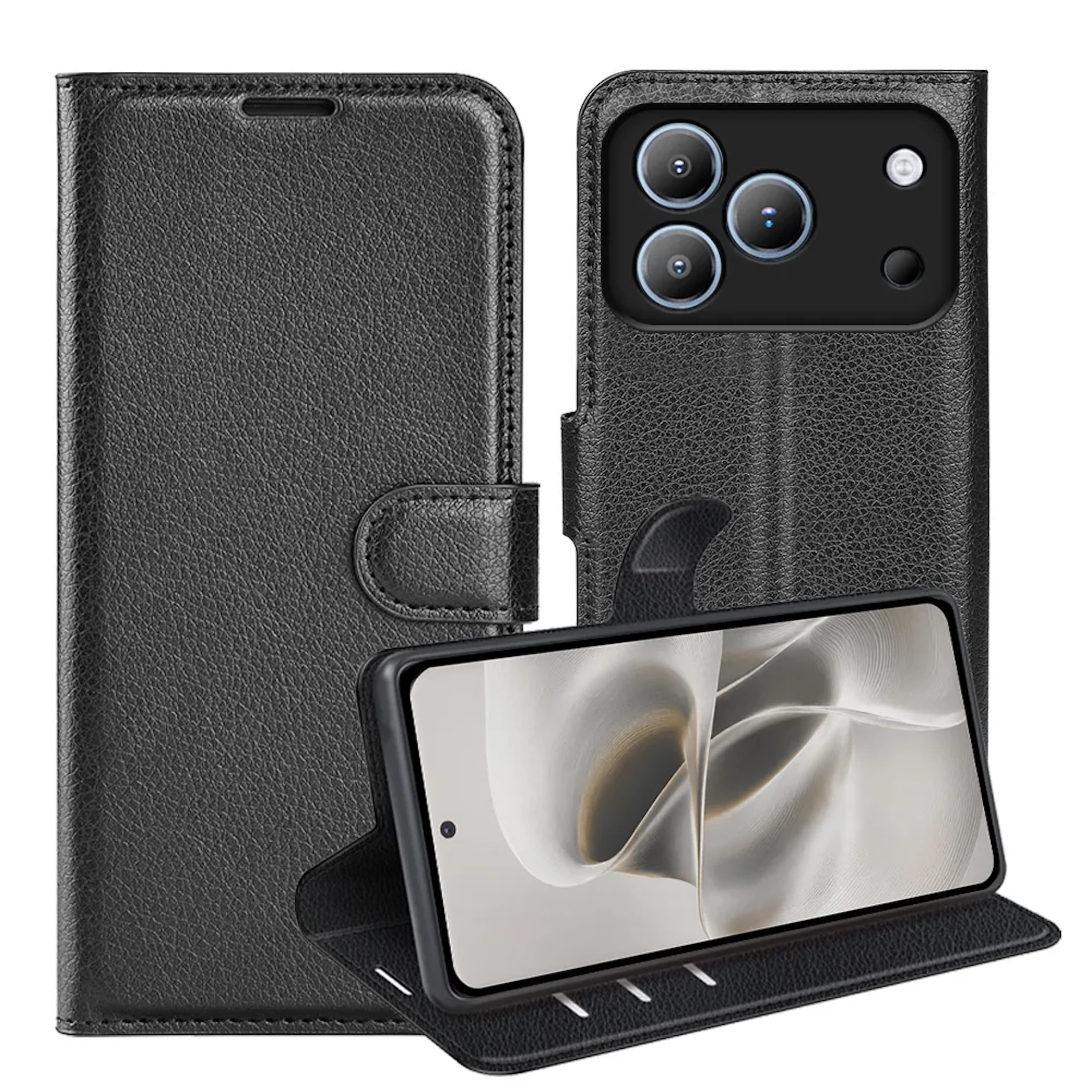 Klapph&uuml;lle f&uuml;r Blackview WAVE 7C Kunstleder Wallet Schutz Tasche 