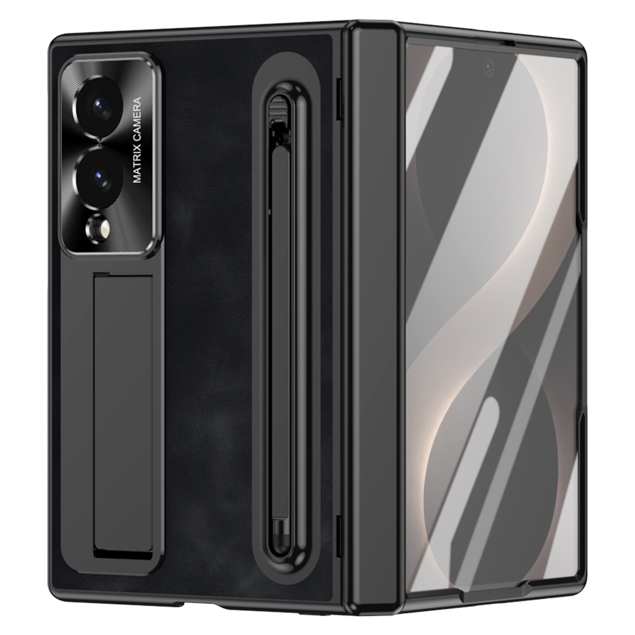 Handyh&uuml;lle Klapph&uuml;lle + H9 Hart Display Glas Samsung Galaxy Z Fold8 / Ultra 5G 