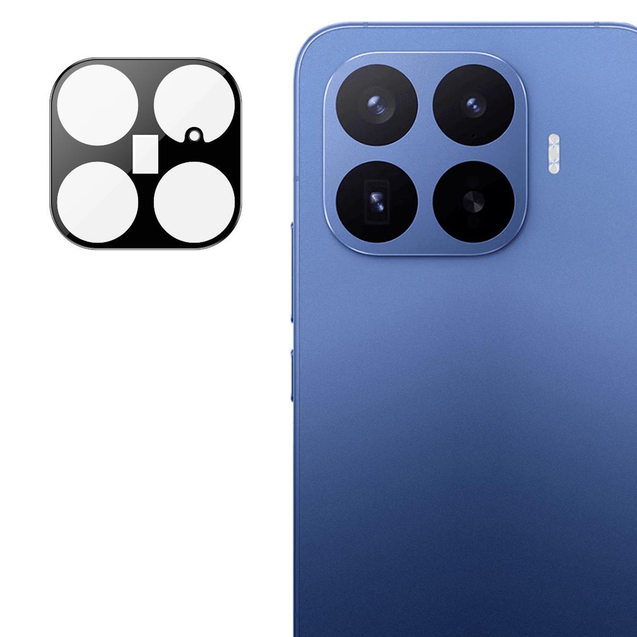 Kamera Schutzglas Linsenschutz f&uuml;r Xiaomi 17T Pro 9H Glas Komplettschutz Schwarz 
