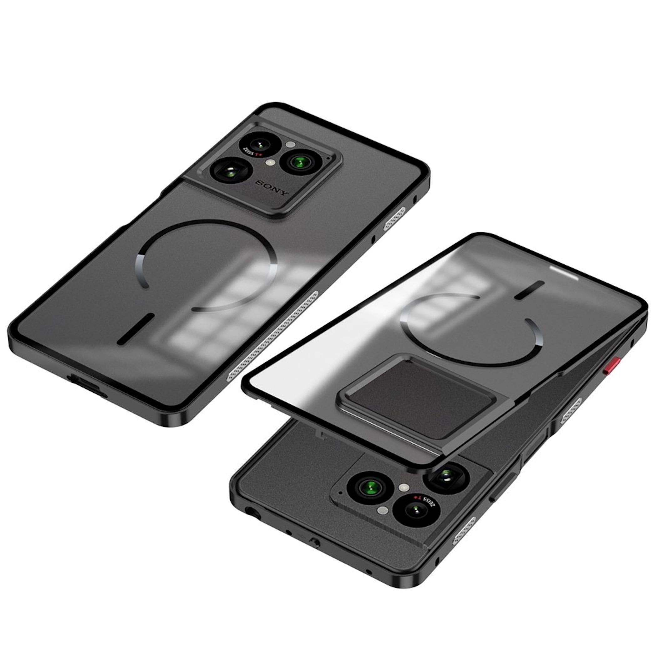 Metall Rahmen H&uuml;lle f&uuml;r Sony Xperia 1 VIII Magnetisch MagSafe Snap Verschluss 
