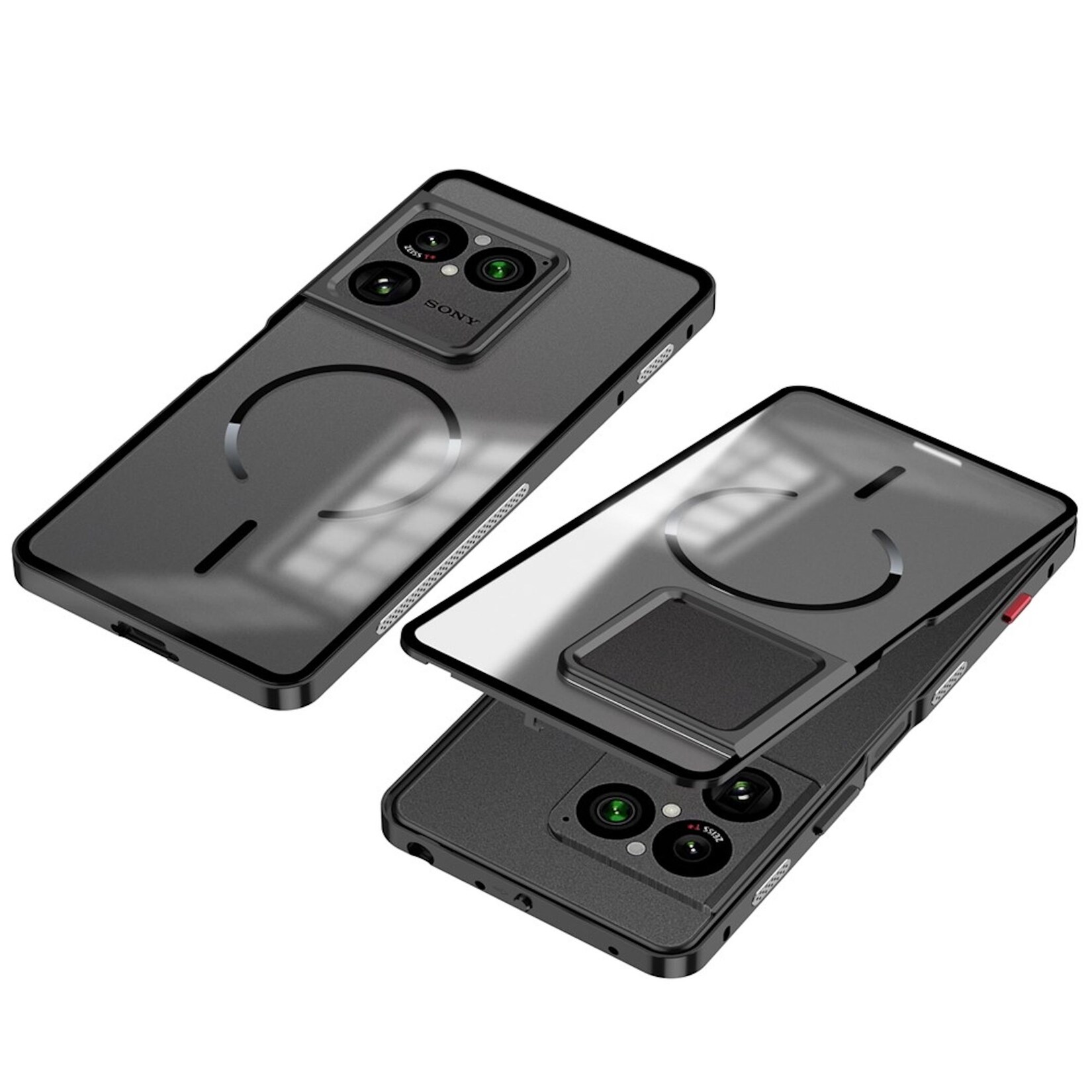 Metall Rahmen Hülle für Sony Xperia 1 VIII Magnetisch MagSafe Snap Verschluss
