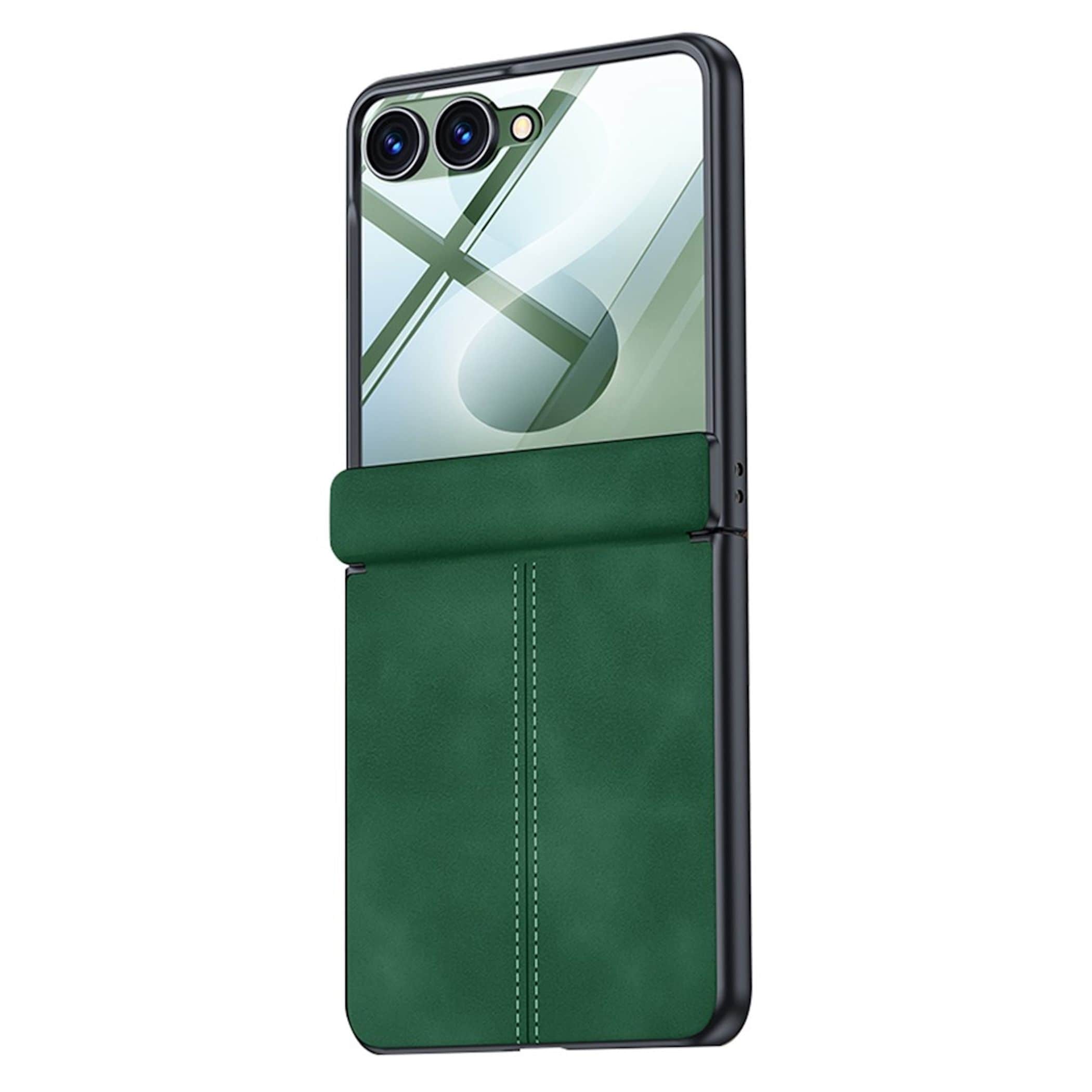 Handyh&uuml;lle + 9H Schutzglas f&uuml;r Samsung Galaxy Z Flip8 Scharnier Schutz 