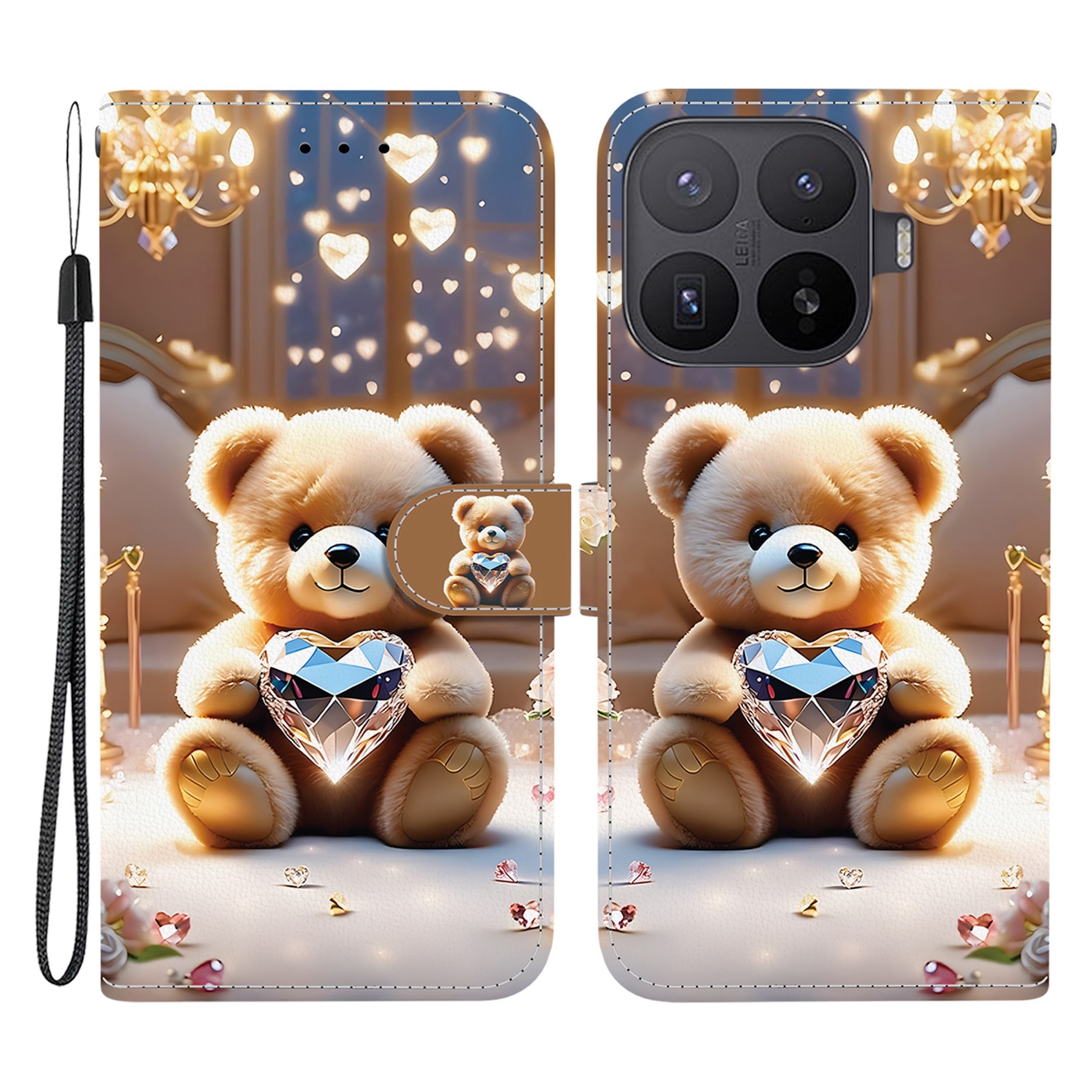 Handyh&uuml;lle Booktasche Kunstleder Xiaomi 17T Pro Klapph&uuml;lle Kartenfach Motiv 10 