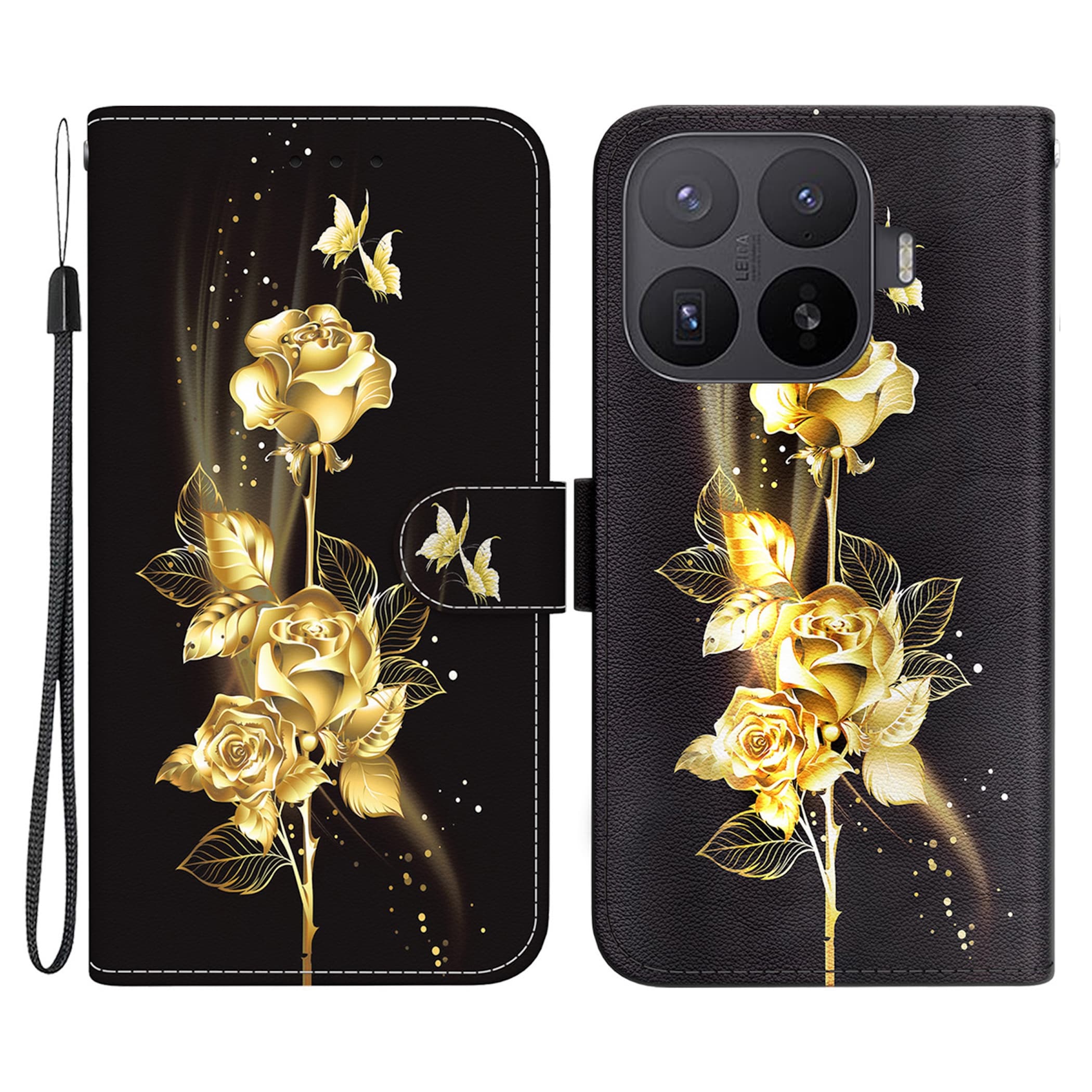 Handyh&uuml;lle Booktasche Kunstleder Xiaomi 17T / Pro Klapph&uuml;lle Kartenfach Motiv 