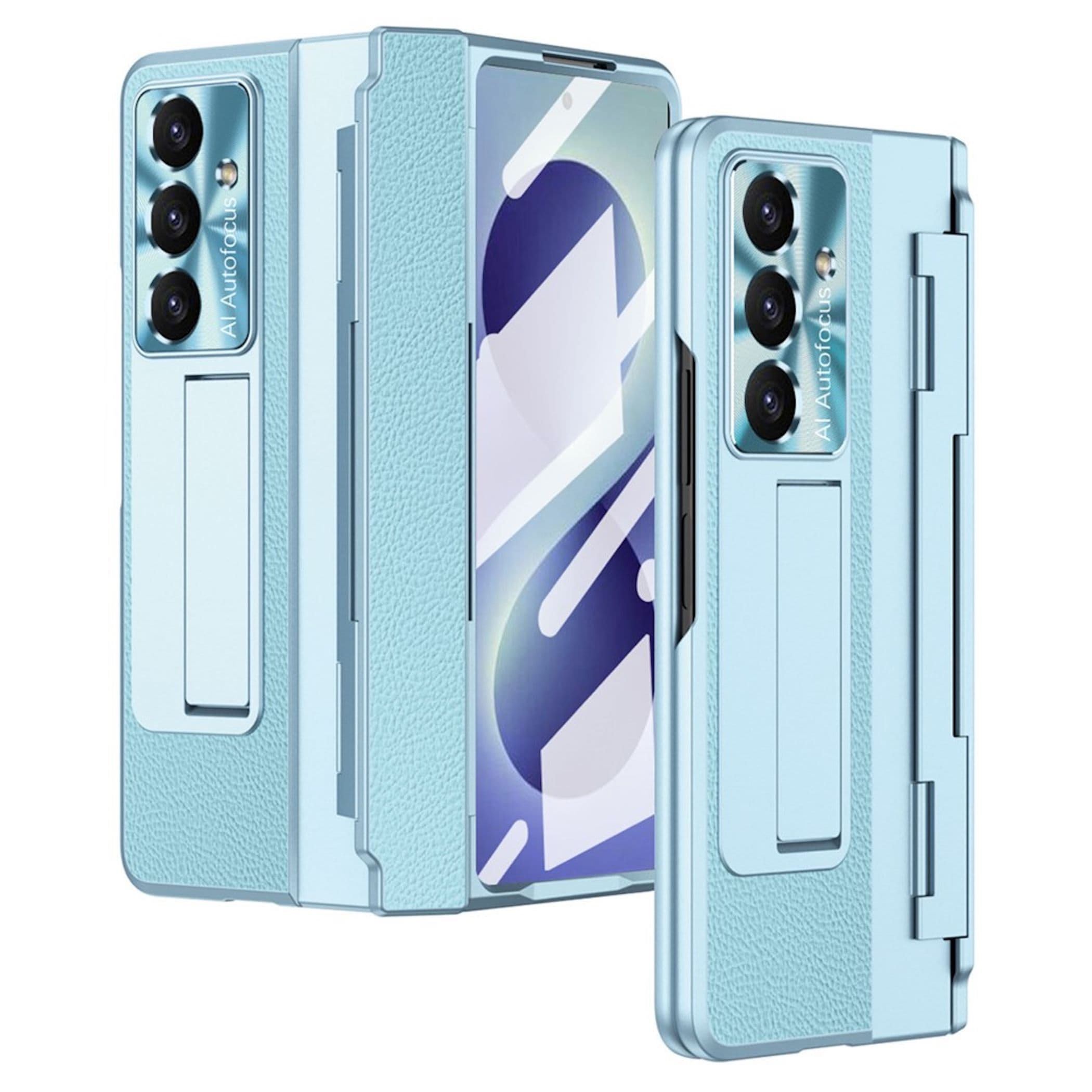 Handyh&uuml;lle + 9H Schutzglas f&uuml;r Samsung Galaxy Z Fold8 Ultra mit Scharnierschutz 