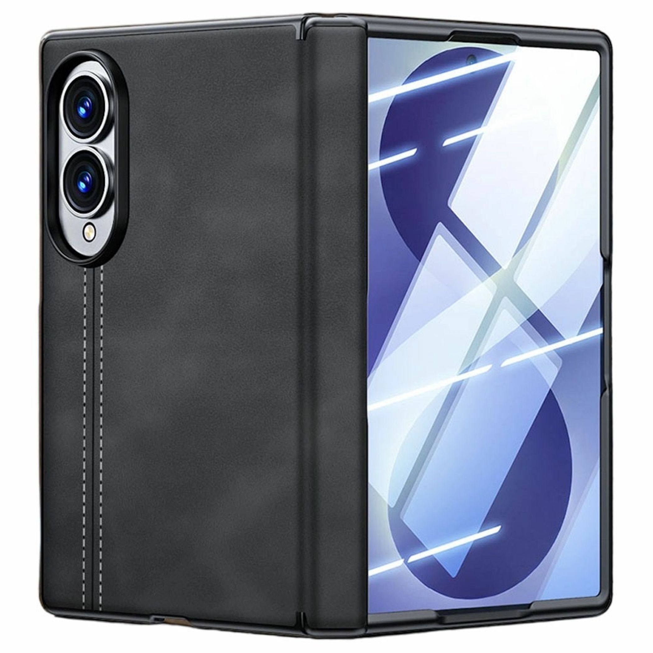 Handyh&uuml;lle + 9H Schutzglas f&uuml;r Samsung Galaxy Z Fold8 / Ultra / Flip8 Scharnier 