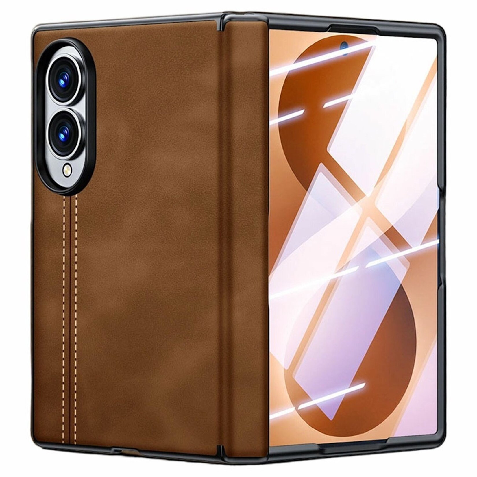 Handyhülle + 9H Schutzglas für Samsung Galaxy Z Fold8 / Ultra / Flip8 Scharnier