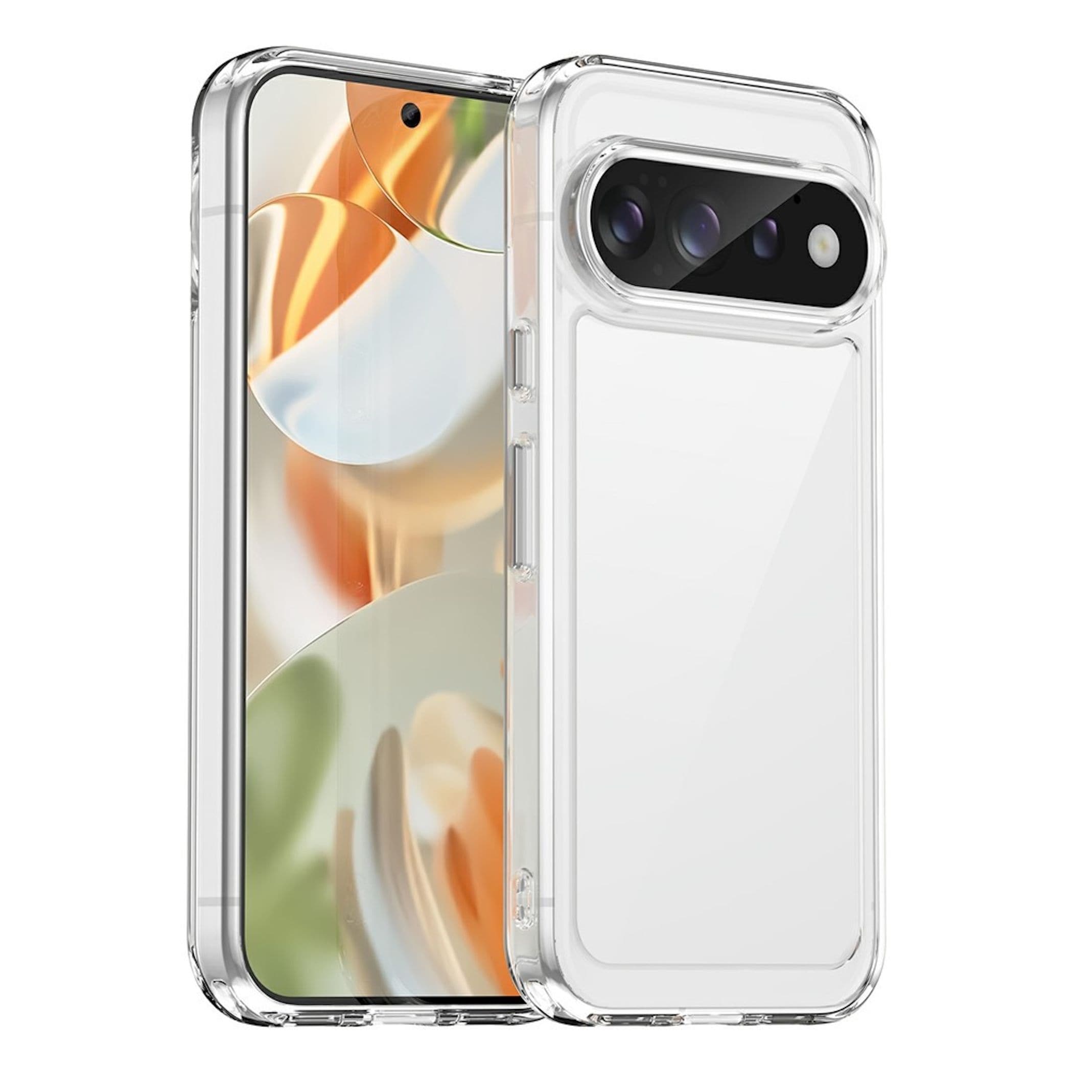 Handyh&uuml;lle Sto&szlig;fest f&uuml;r Google Pixel 11 / Pixel 11 Pro TPU Acryl Transparent 