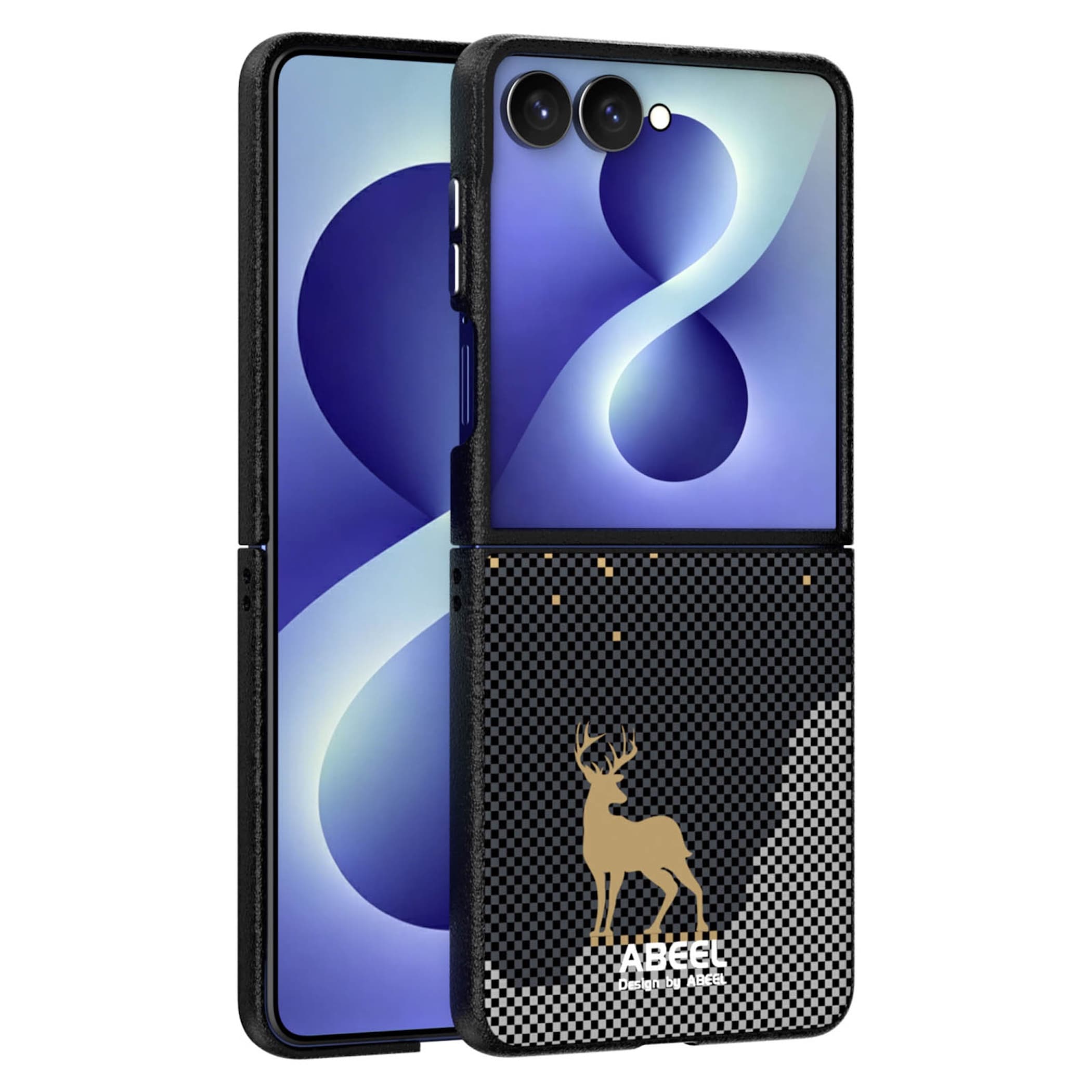 Handyh&uuml;lle Design PC f&uuml;r Samsung Galaxy Z Flip8 5G Motiv Muster Kameraschutz 