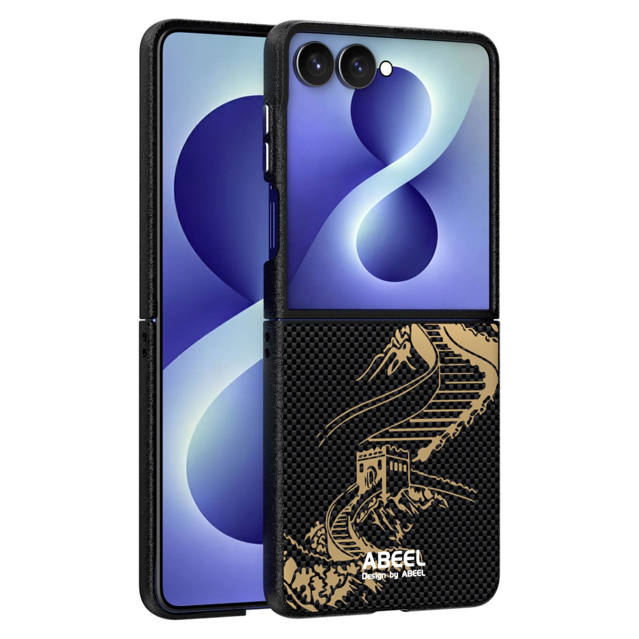 Handyh&uuml;lle Design PC f&uuml;r Samsung Galaxy Z Flip8 / Fold8 / Ultra 5G Muster Motiv 