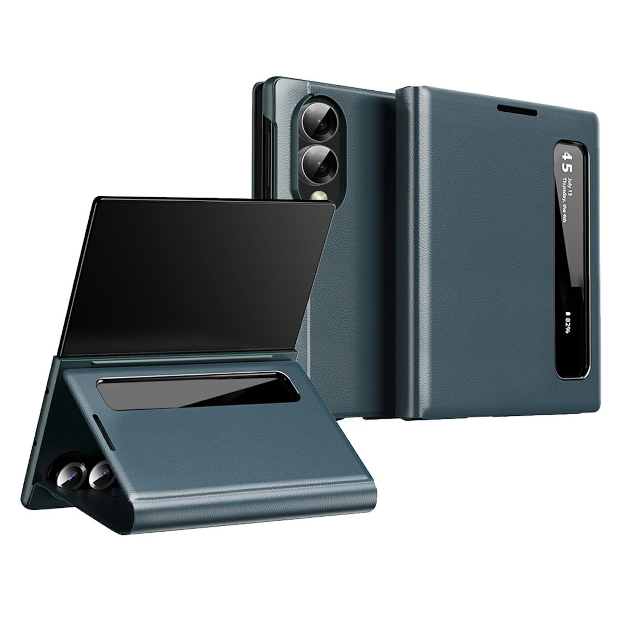 Handyh&uuml;lle Smart View Fenster f&uuml;r Samsung Galaxy Z Fold8 5G mit Wake UP Funktion 