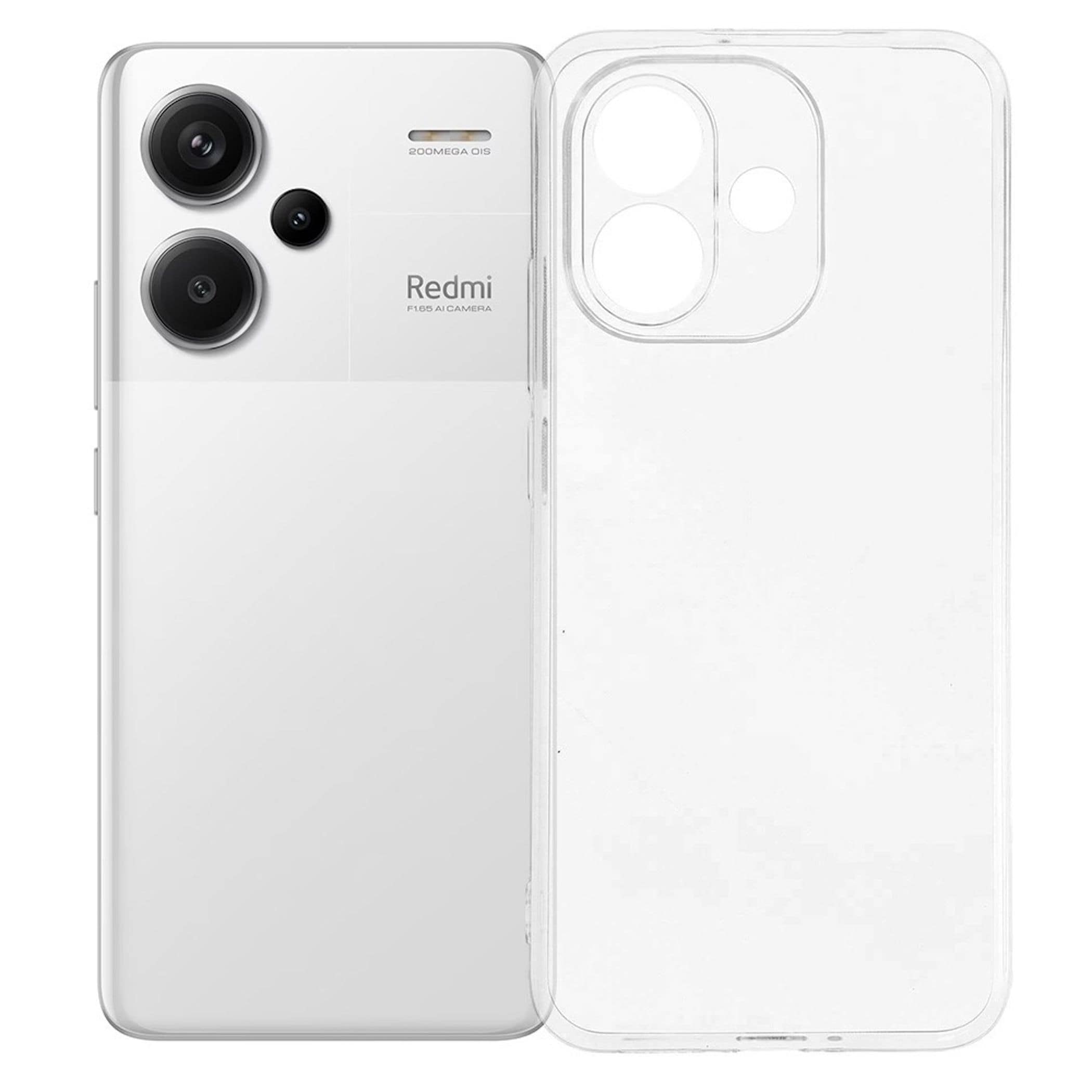 Handyh&uuml;lle f&uuml;r Xiaomi Redmi Note 17 Silikon TPU Sto&szlig;fest Flexibel Transparent 