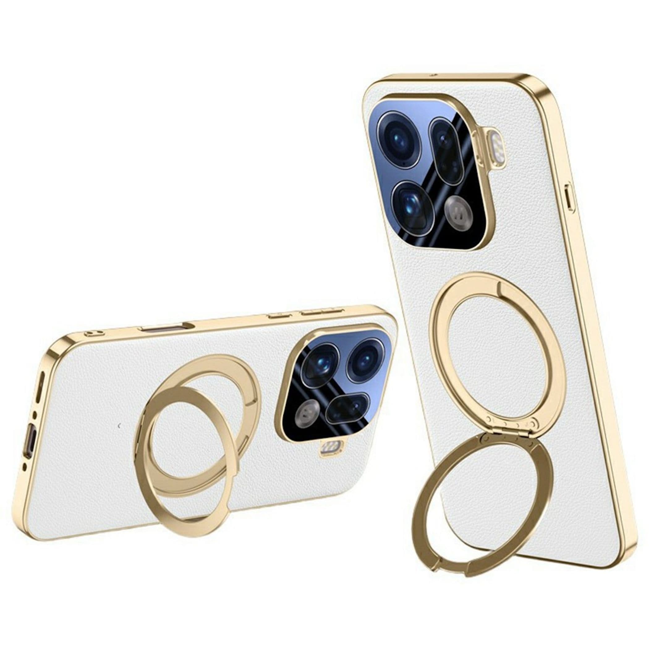 Magnetische Ringhalter Handyh&uuml;lle f&uuml;r Oppo Find X9 Pro 5G mit Kameraschutzglas 