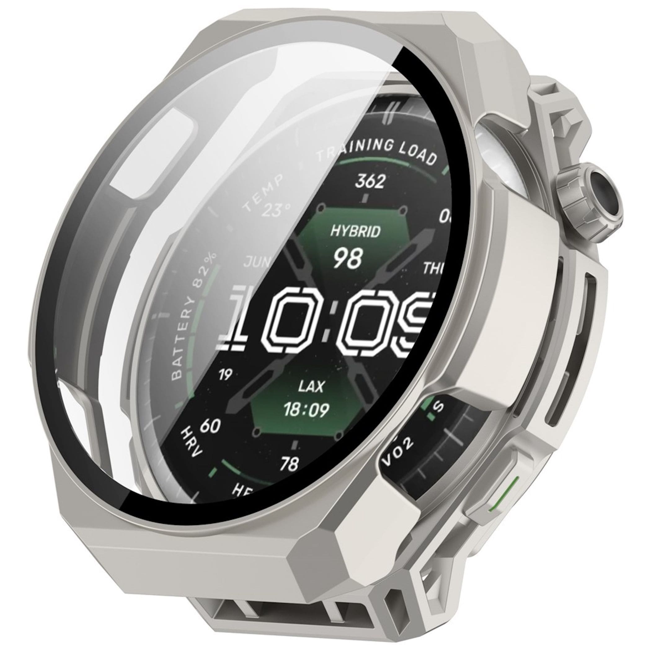 Smartwatch H&uuml;lle + Schutzglas f&uuml;r Amazfit Balance 3 Kunststoff Full Cover Case 
