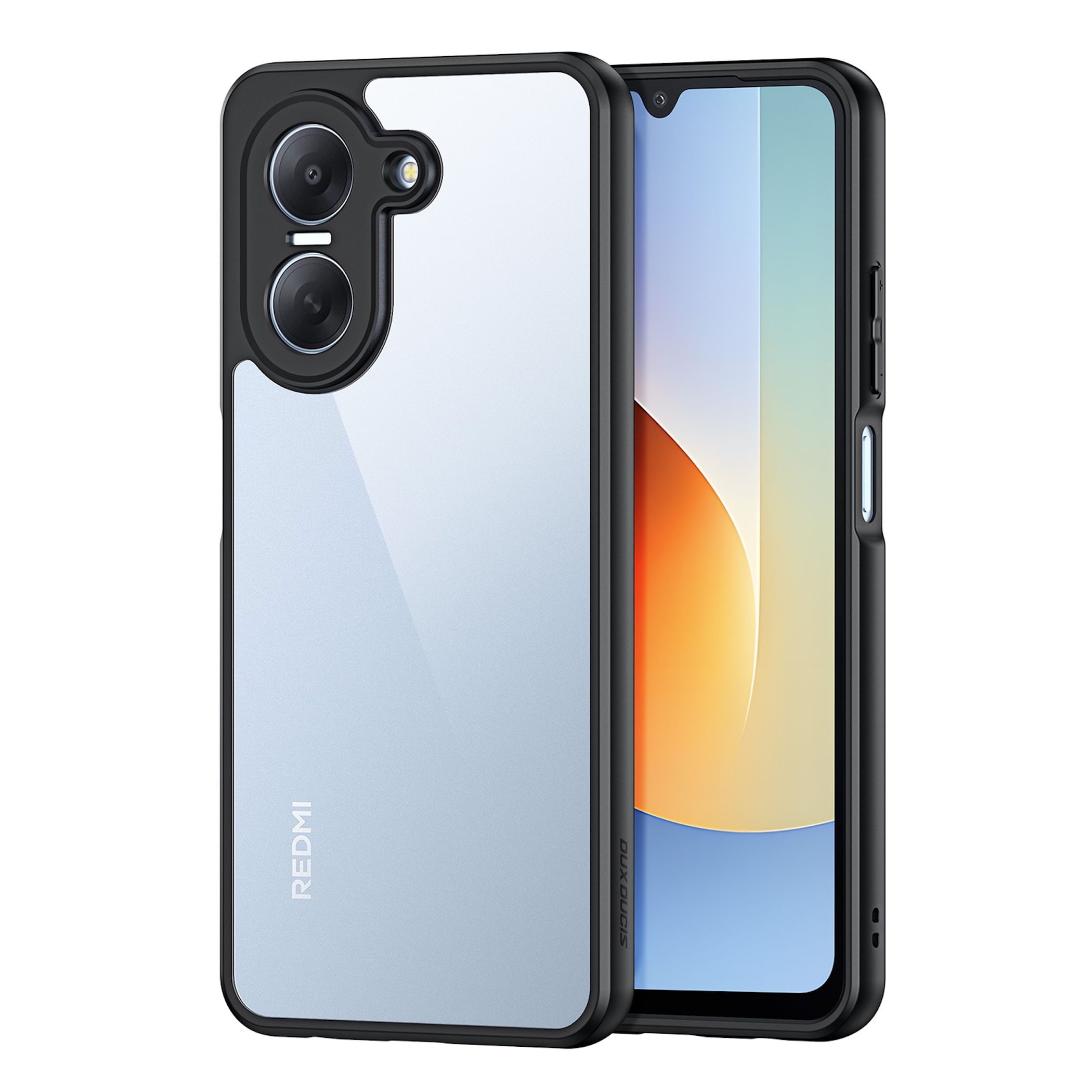 Handyh&uuml;lle f&uuml;r Xiaomi Redmi A7 4G / Poco C71 4G / Redmi A5 Kameraschutz Schwarz 