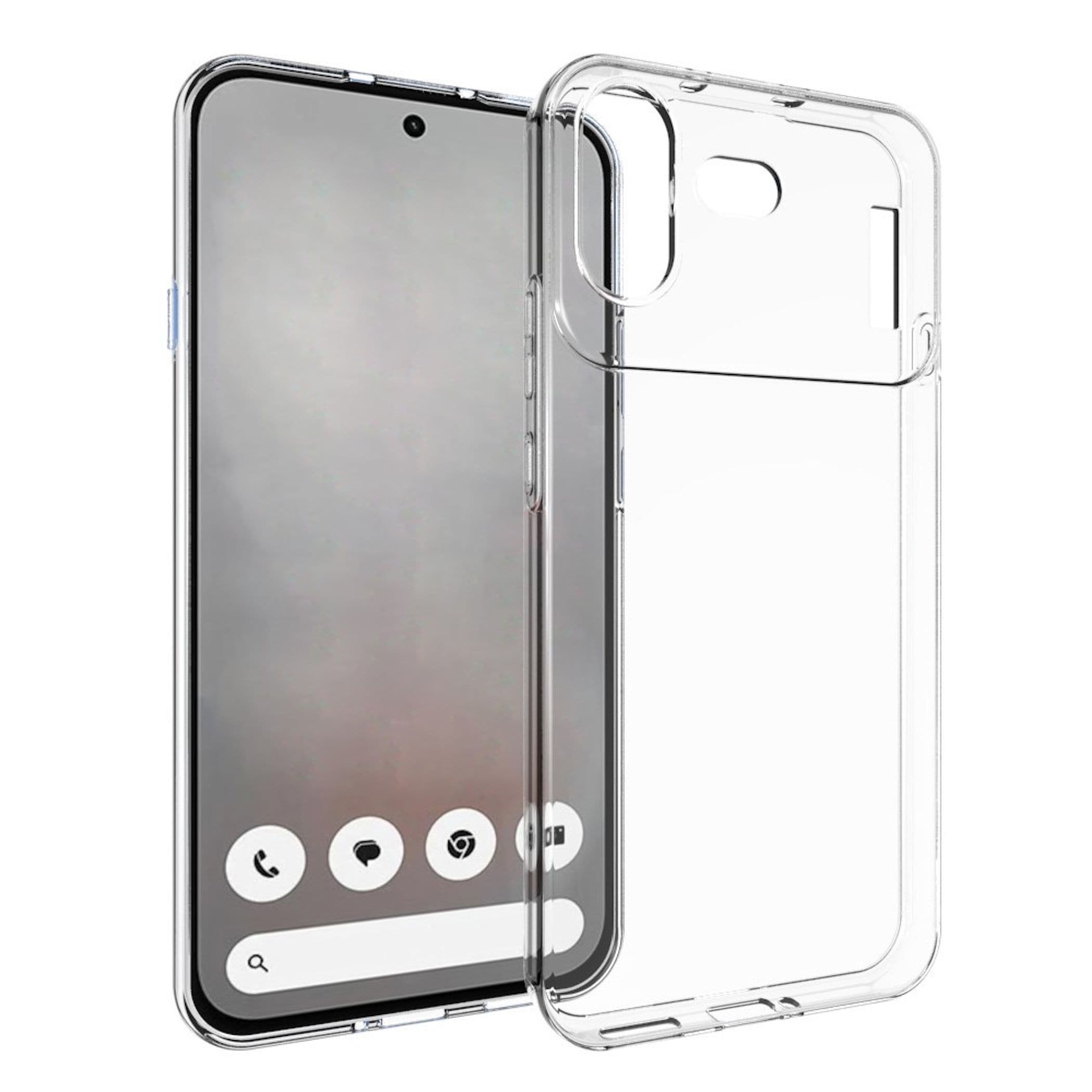 Handyh&uuml;lle f&uuml;r Nothing Phone 4b Silikon TPU Sto&szlig;fest Flexibel Transparent 