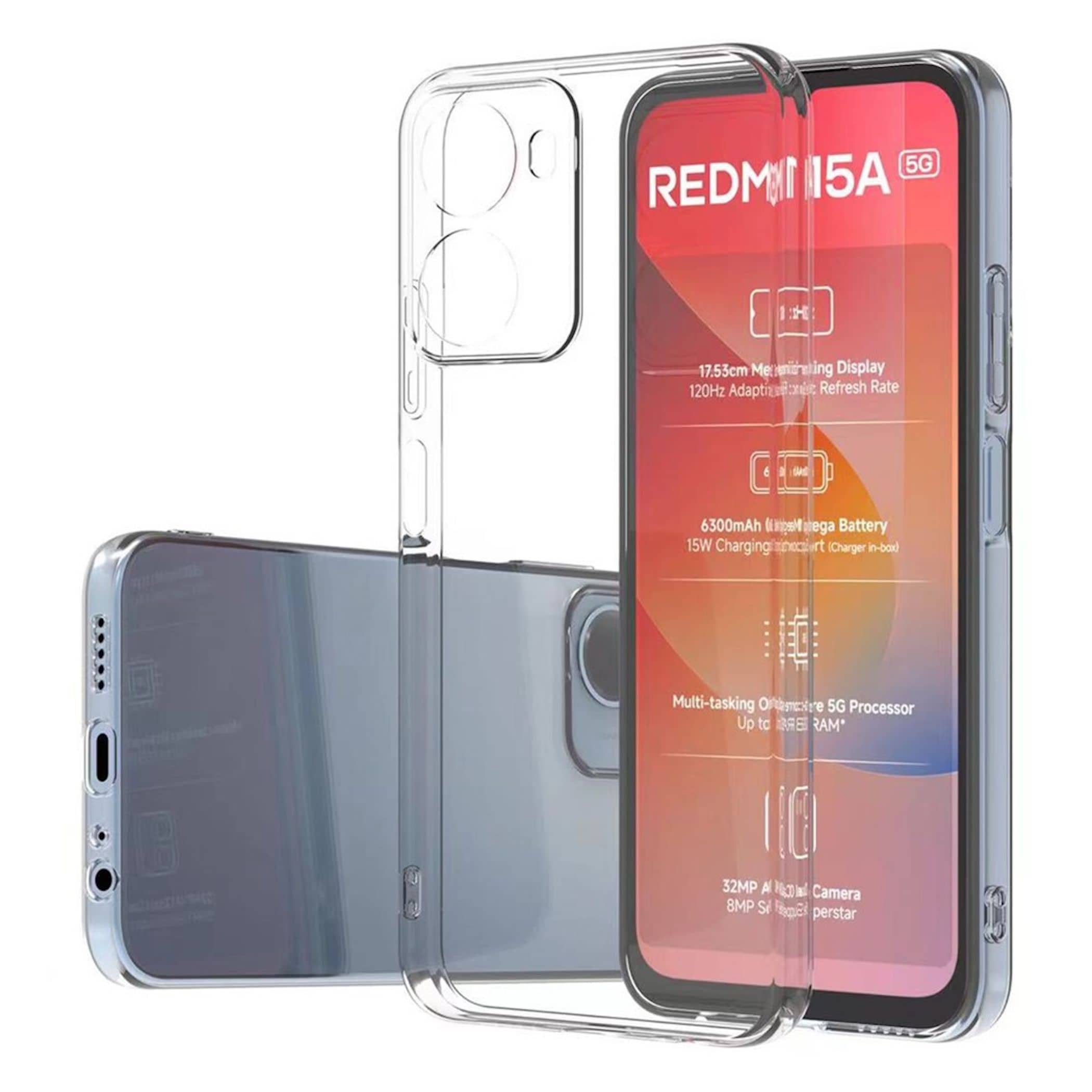 Handyh&uuml;lle f&uuml;r Xiaomi Redmi Note 17 Pro Max 5G Silikon TPU Sto&szlig;fest Transparent 