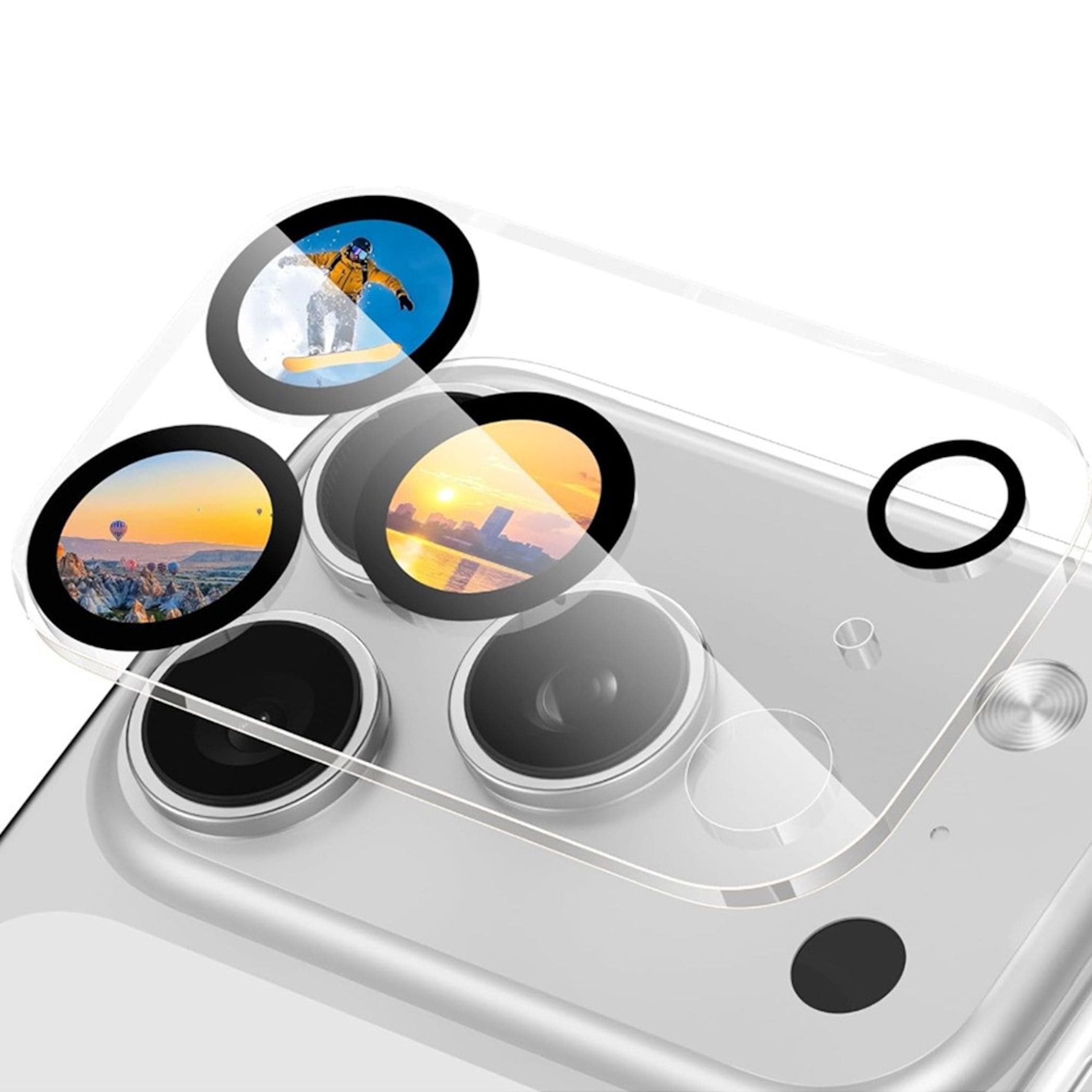 Kamera Schutzglas Linsenschutz f&uuml;r Apple iPhone 18 Pro Komplettschutz 9H Glas 