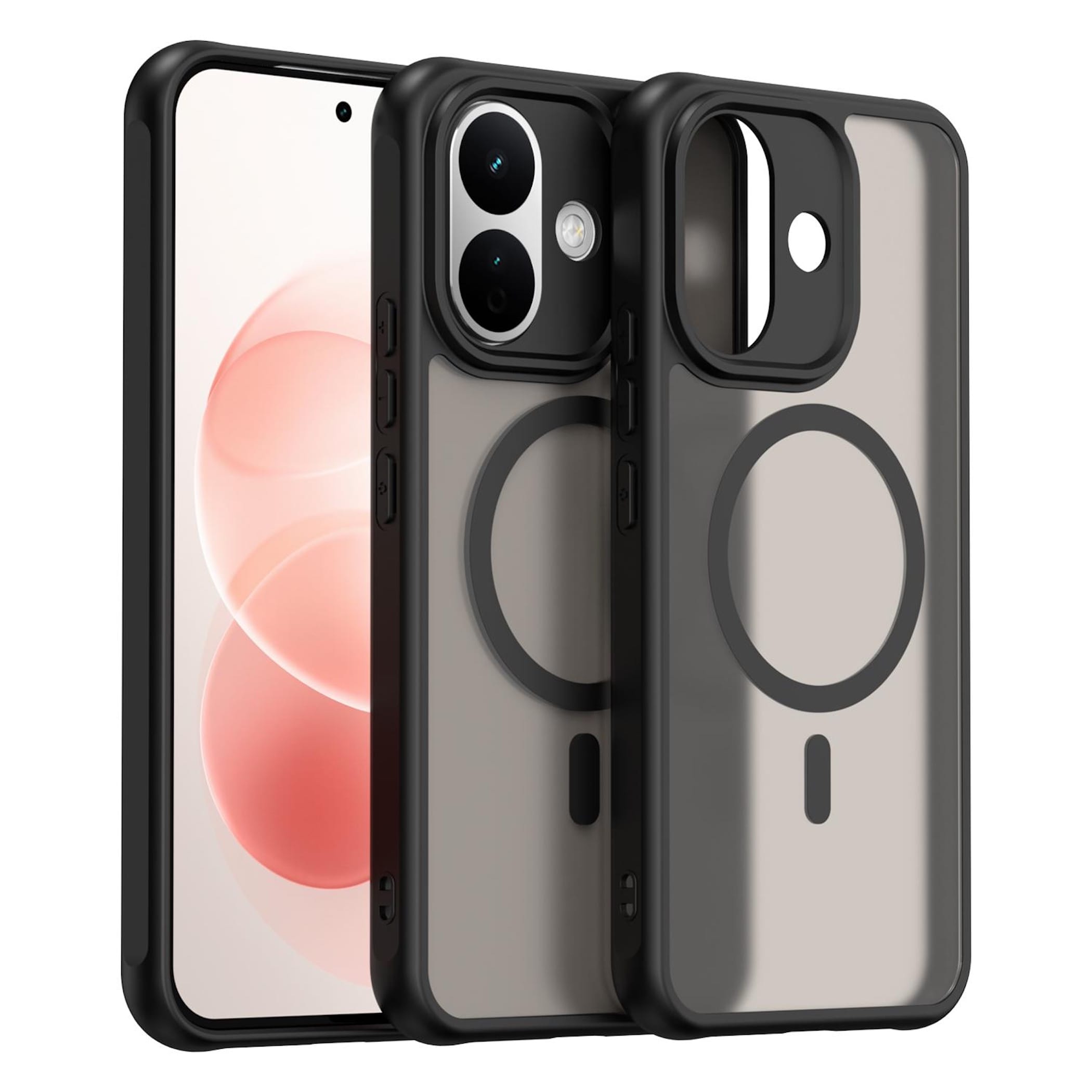 MagSafe Handyh&uuml;lle Xiaomi Redmi Note 17 Pro 5G Silikon Kameraschutz Matt Schwarz 