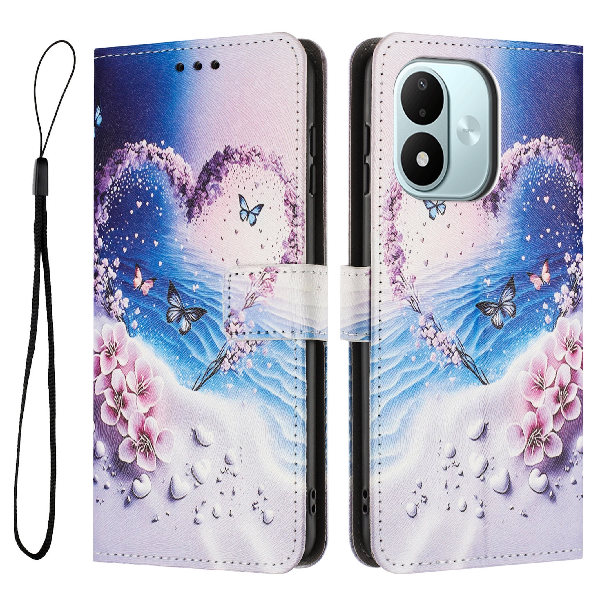 Handyh&uuml;lle Klapp Tasche f&uuml;r Xiaomi Redmi Note 17 4G / 5G Kunstleder Book Design 