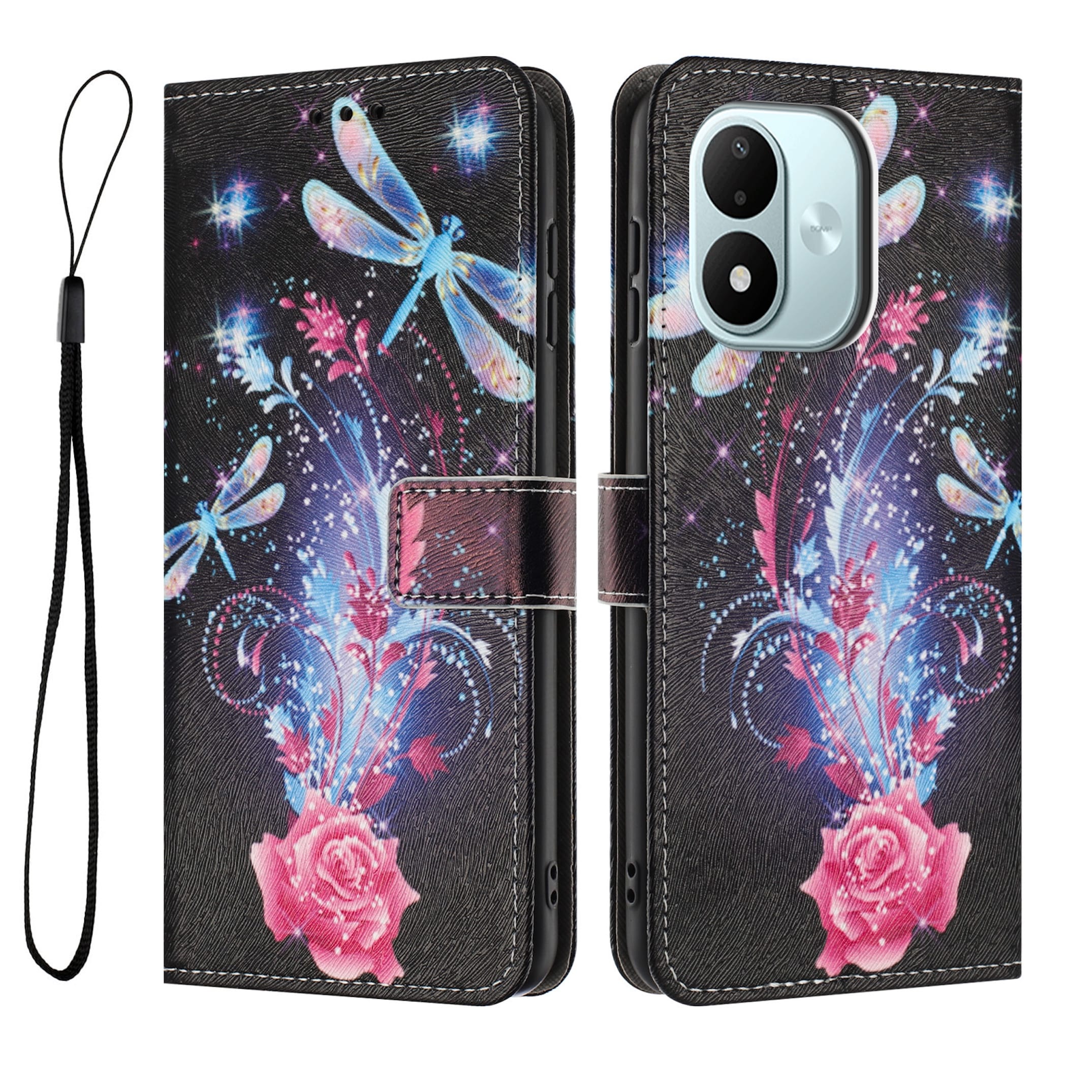 Handyh&uuml;lle Klapp Tasche f&uuml;r Xiaomi Redmi Note 17 4G / 5G Kunstleder Book Design 