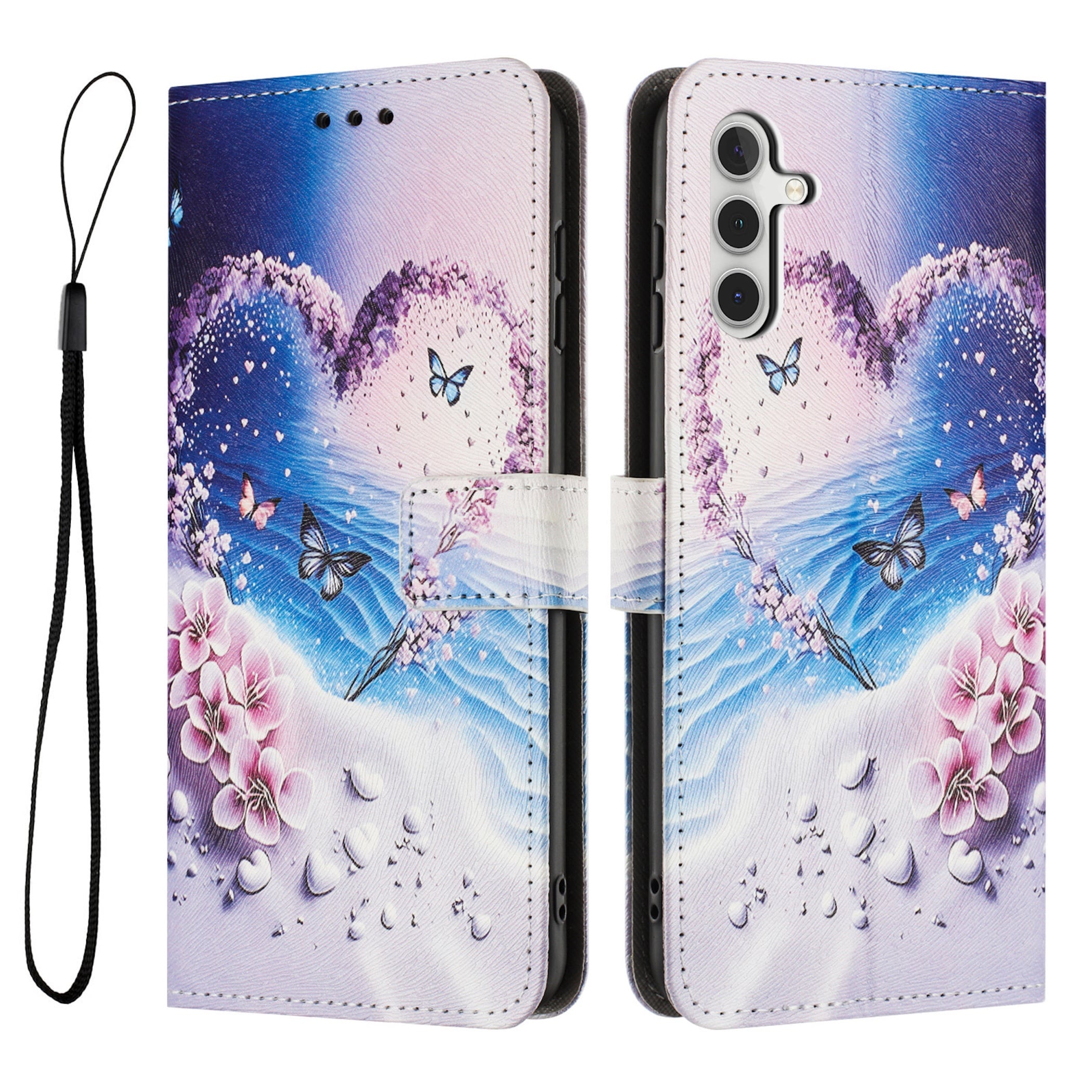 Handyh&uuml;lle Klapp Tasche f&uuml;r Samsung Galaxy S26 FE Kunstleder Book Design 