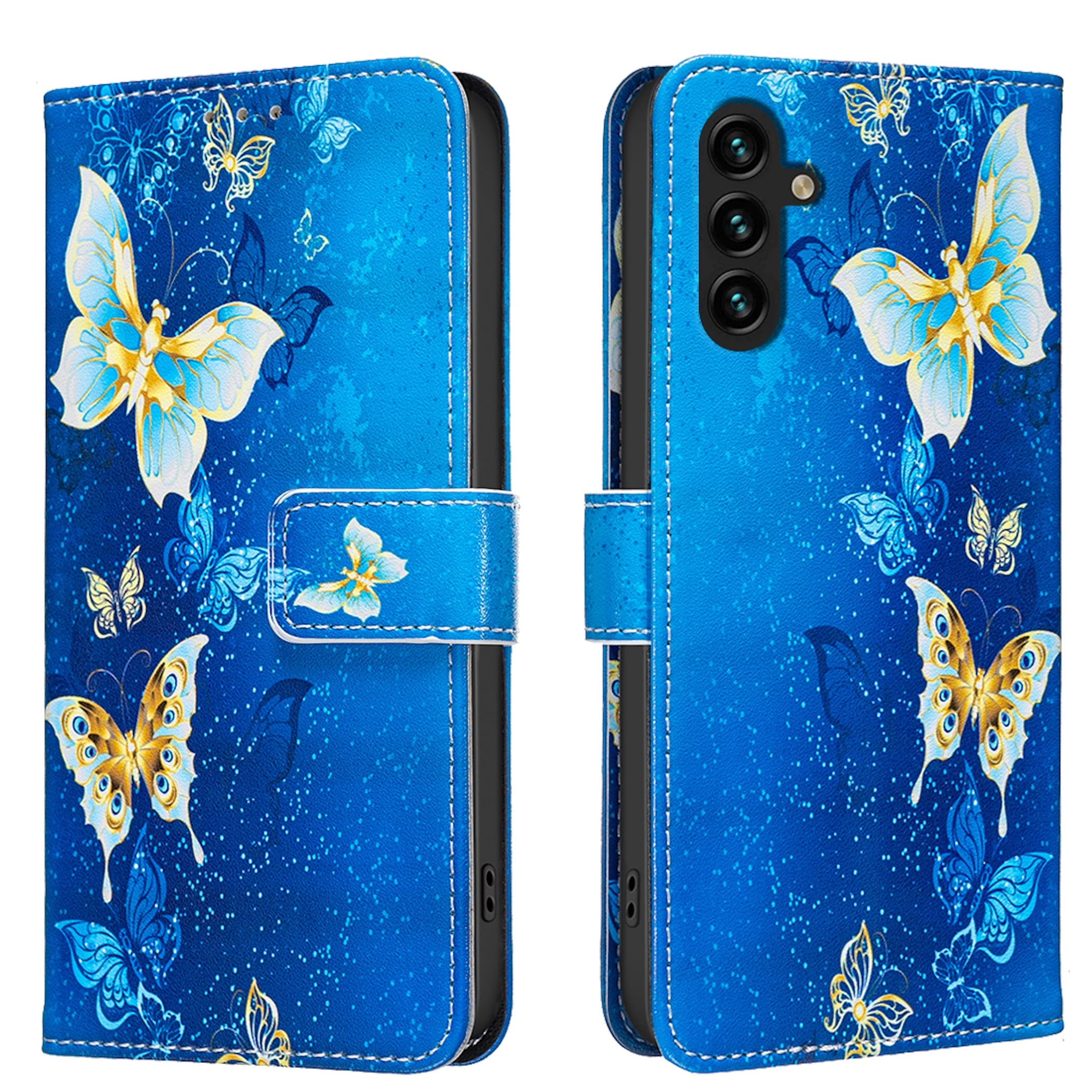 Handyh&uuml;lle Klapp Tasche f&uuml;r Samsung Galaxy S26 FE Kunstleder Book Design 