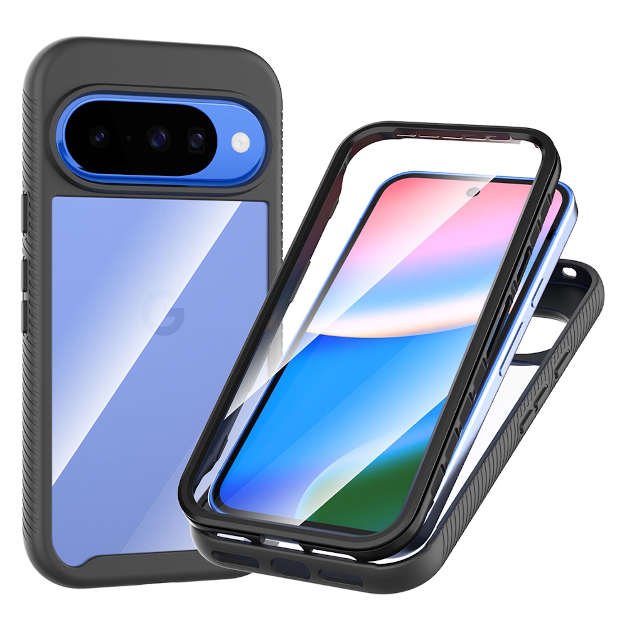 360 Grad Handyh&uuml;lle f&uuml;r Google Pixel 11 Pro XL Display Folie & Kameraschutz 