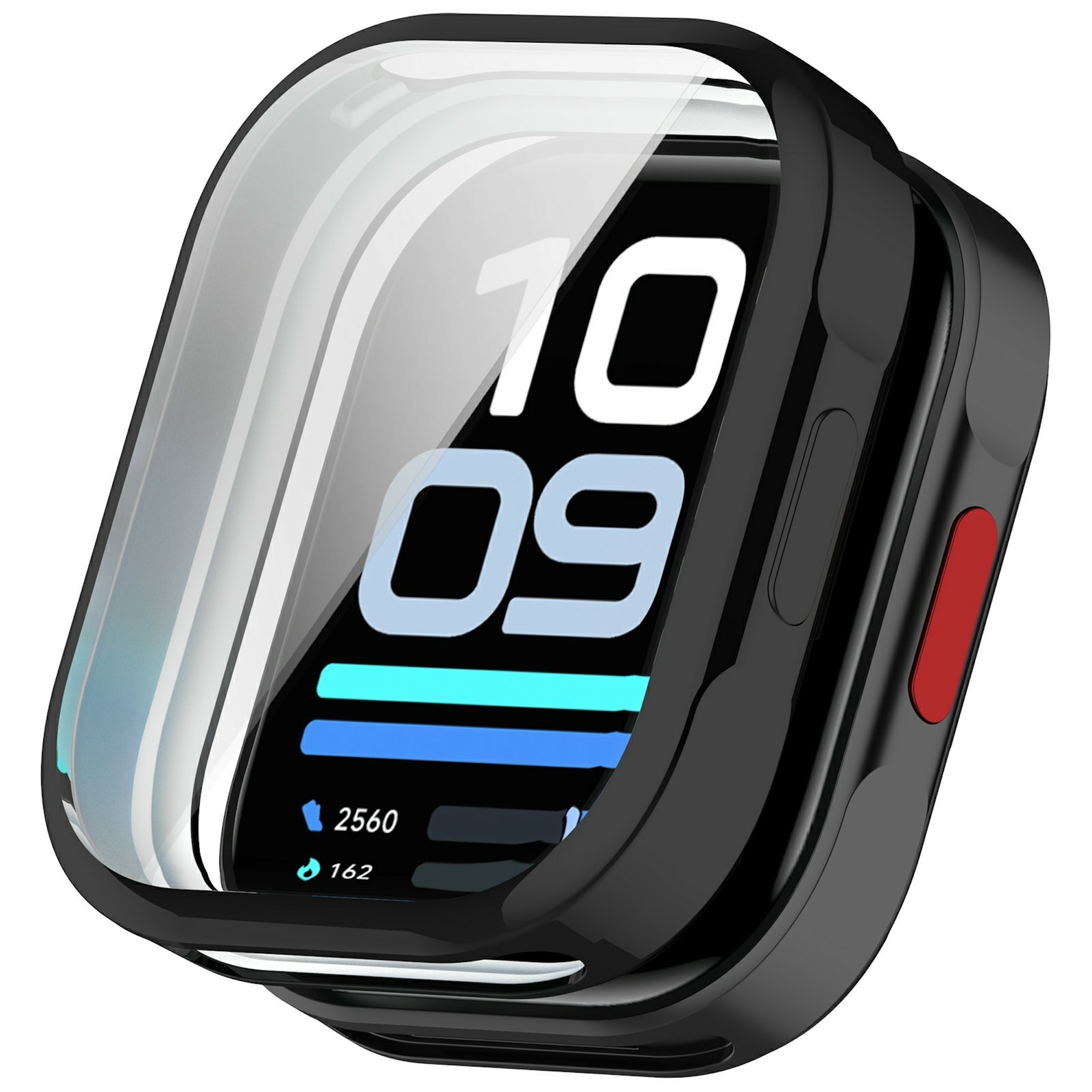 Smartwatch TPU H&uuml;lle f&uuml;r Xiaomi Redmi Watch 6 Lite Full Displayschutz Schwarz 