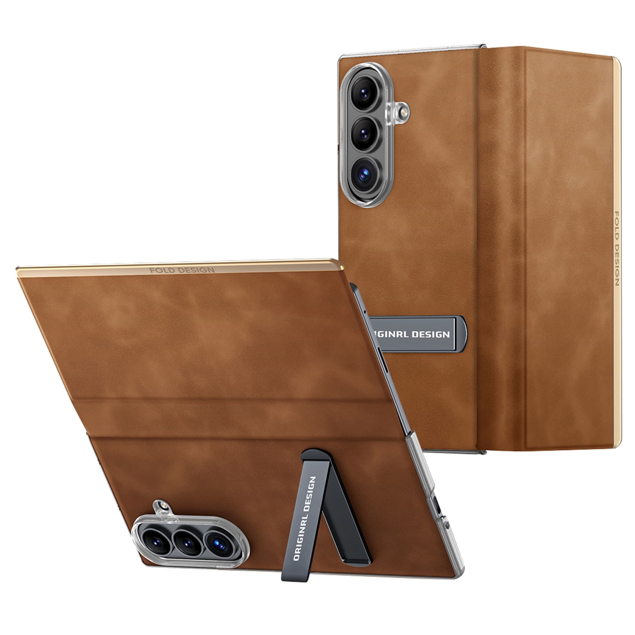Handyh&uuml;lle f&uuml;r Samsung Galaxy Z Fold8 Ultra 5G aufstellbare Tasche Kick St&auml;nder 