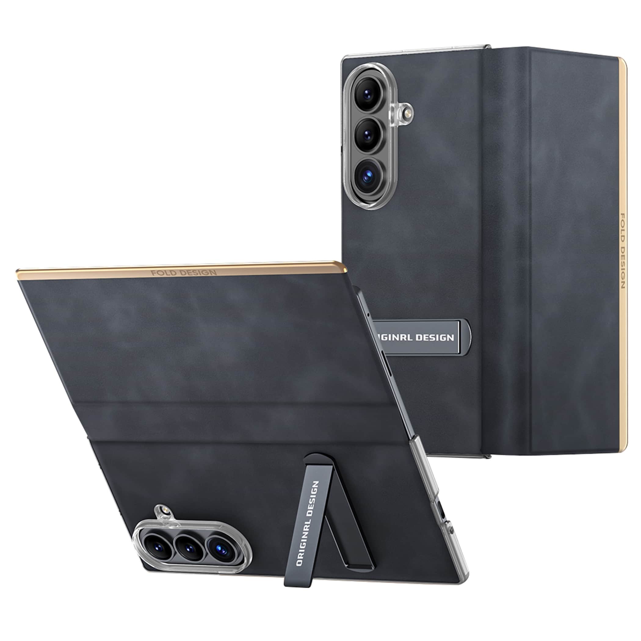 Handyh&uuml;lle f&uuml;r Samsung Galaxy Z Fold8 Ultra 5G aufstellbare Tasche Kick St&auml;nder 