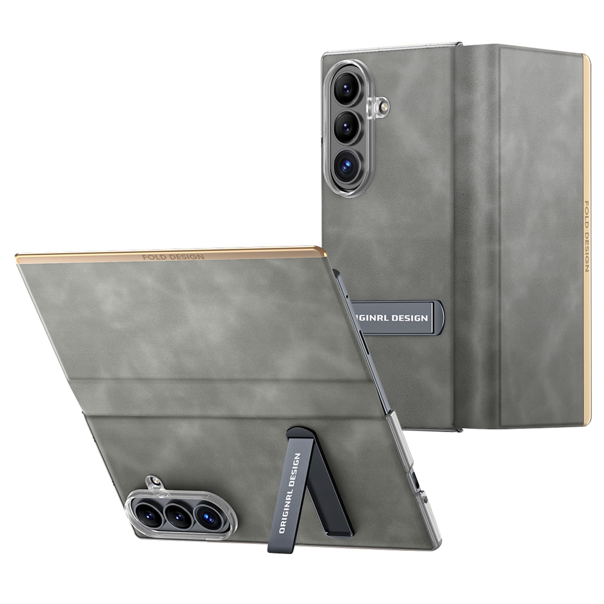Handyh&uuml;lle f&uuml;r Samsung Galaxy Z Fold8 Ultra 5G aufstellbare Tasche Kick St&auml;nder 