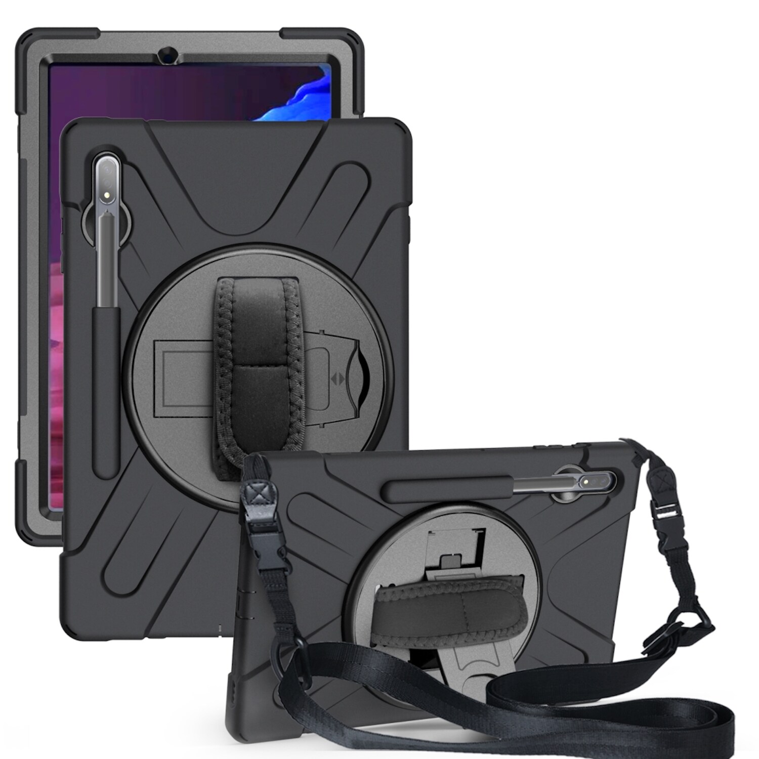Für Samsung Galaxy Tab S10 Plus / S9 Plus FE Plus / S8+ Outdoor Hülle