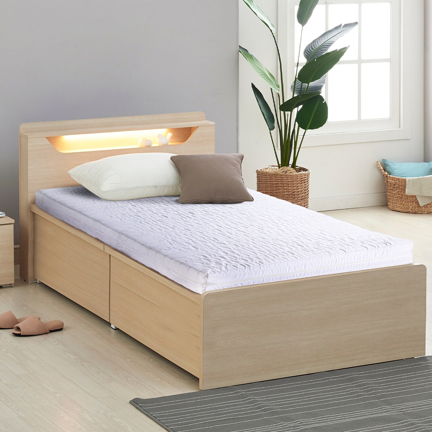 Comfort Matratze Komfortschaum Rollmatratze H&auml;rtegrad3 (H3) 90x200 cm 