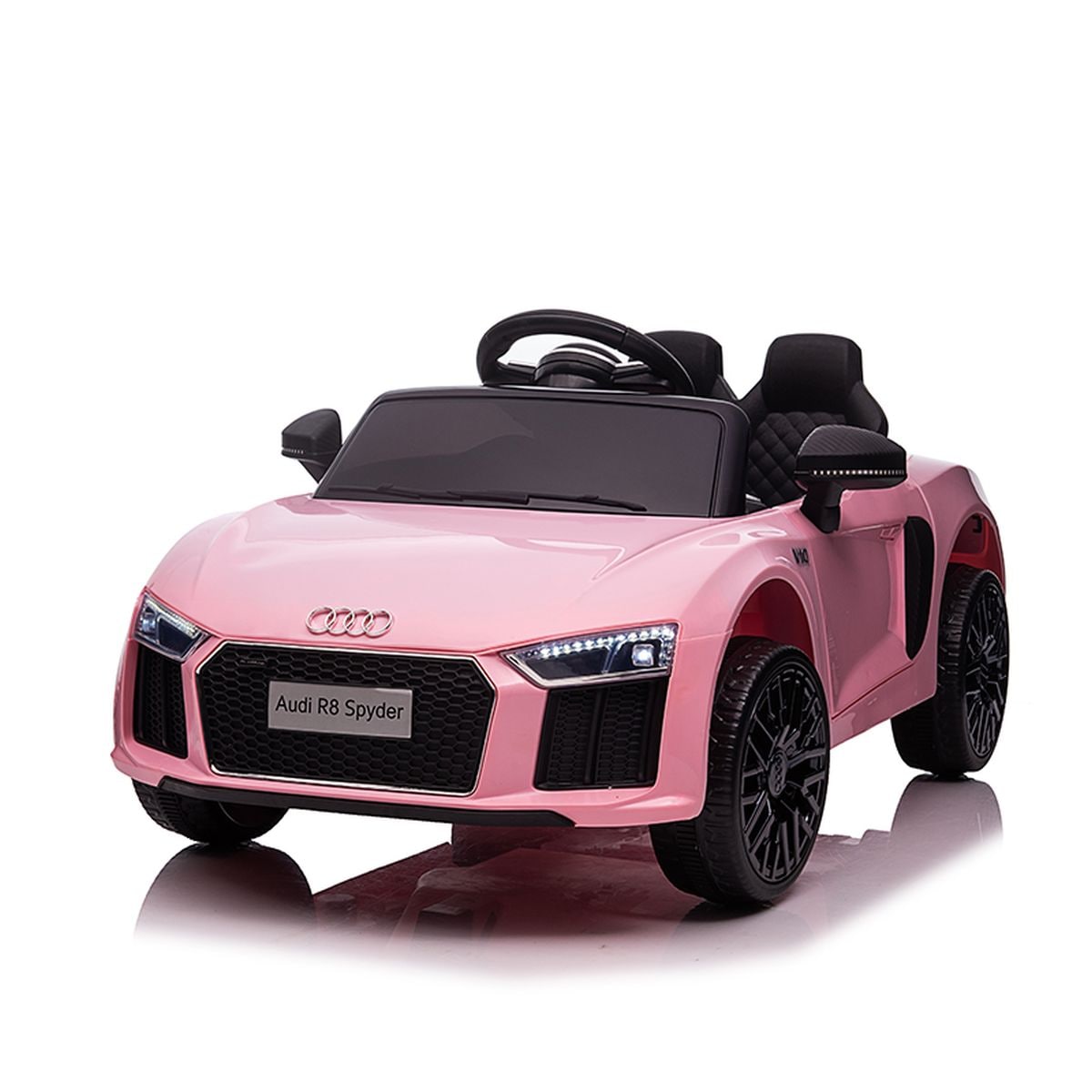 Audi R8 Spyder Kinder Auto Kinder Elektroauto Akku Kinderfahrzeug Rosa 