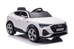 Audi E-Tron Kinder Elekto auto Kinderauto Kinderfahrzeug Kinder Elektroauto  weiß 