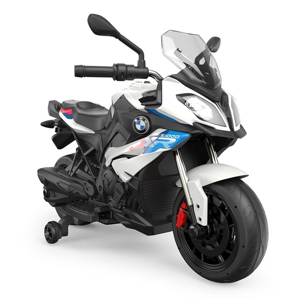 BMW Kindermotorrad Elektromotorrad S1000XR Motorrad 12V Wei&szlig; 