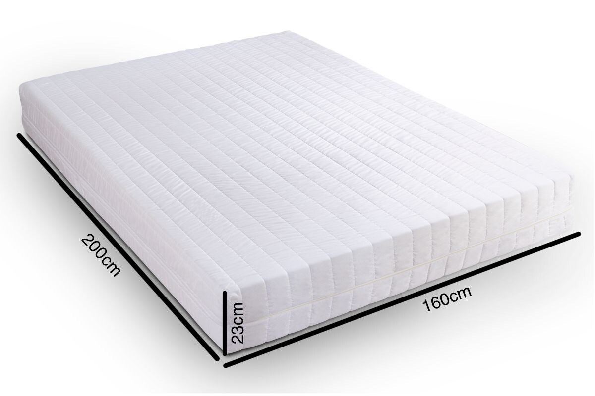 Easy Comfort Matratze Komfortschaum Rollmatratze H3 23cm 160x200cm 