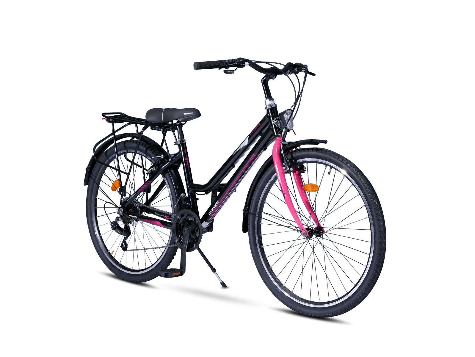 24 Zoll Alu Fahrrad Cityrad 24 Mädchen Fahrrad Rad  Rh 38 cm STVO